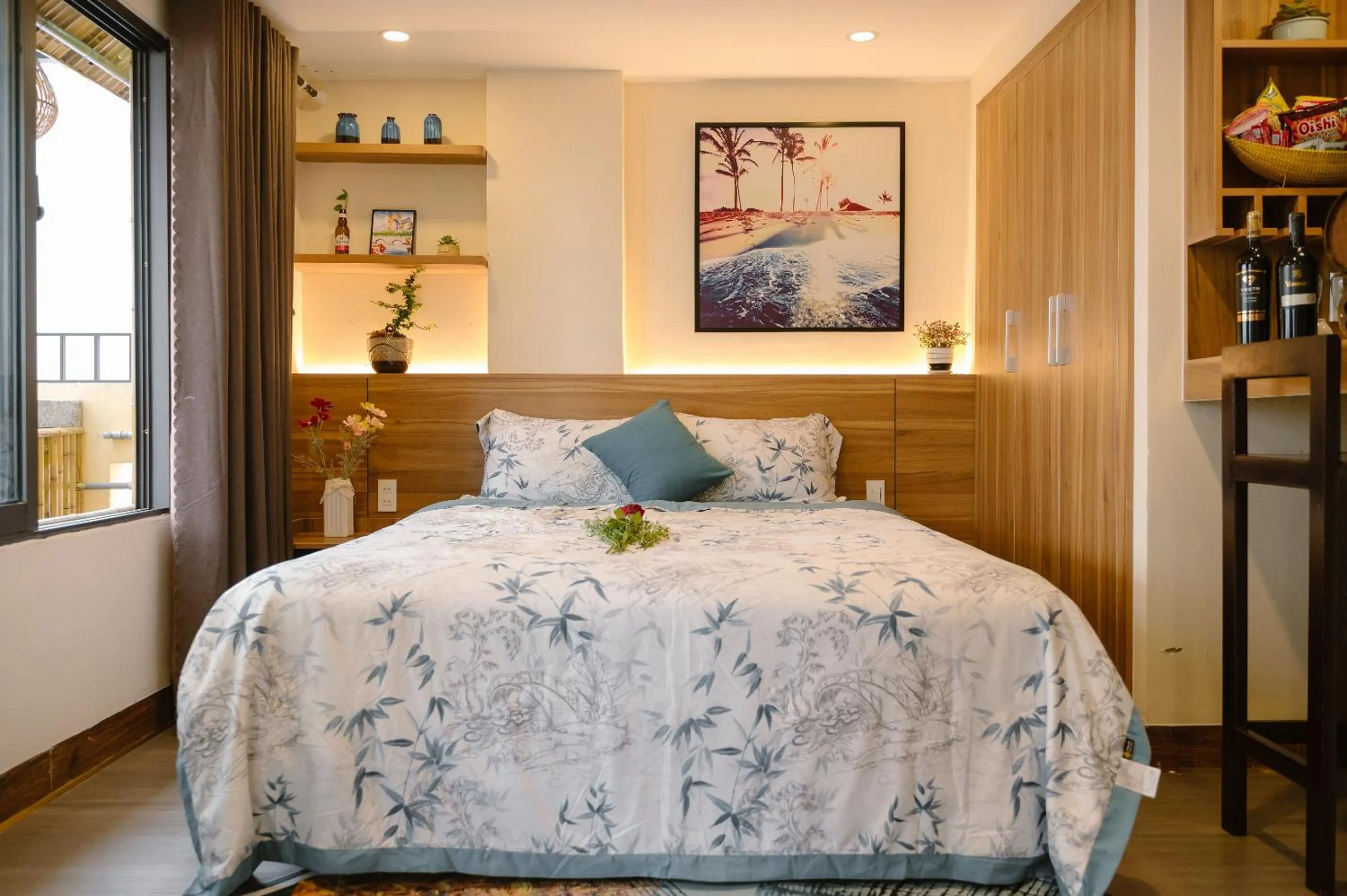 Bed in NALINI Hotel & Apartment