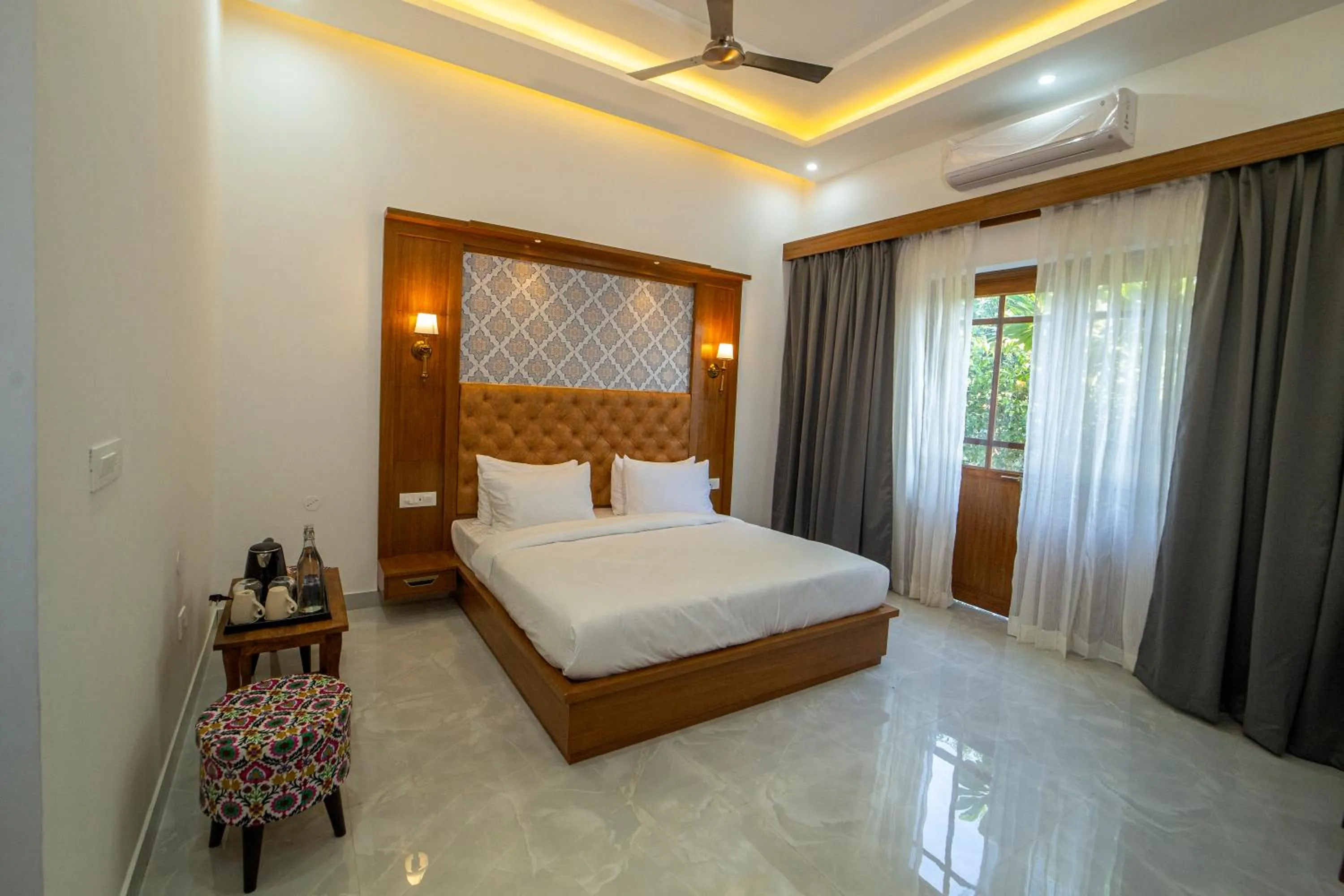 Bedroom, Bed in Yellow Tail by Puggles Resorts