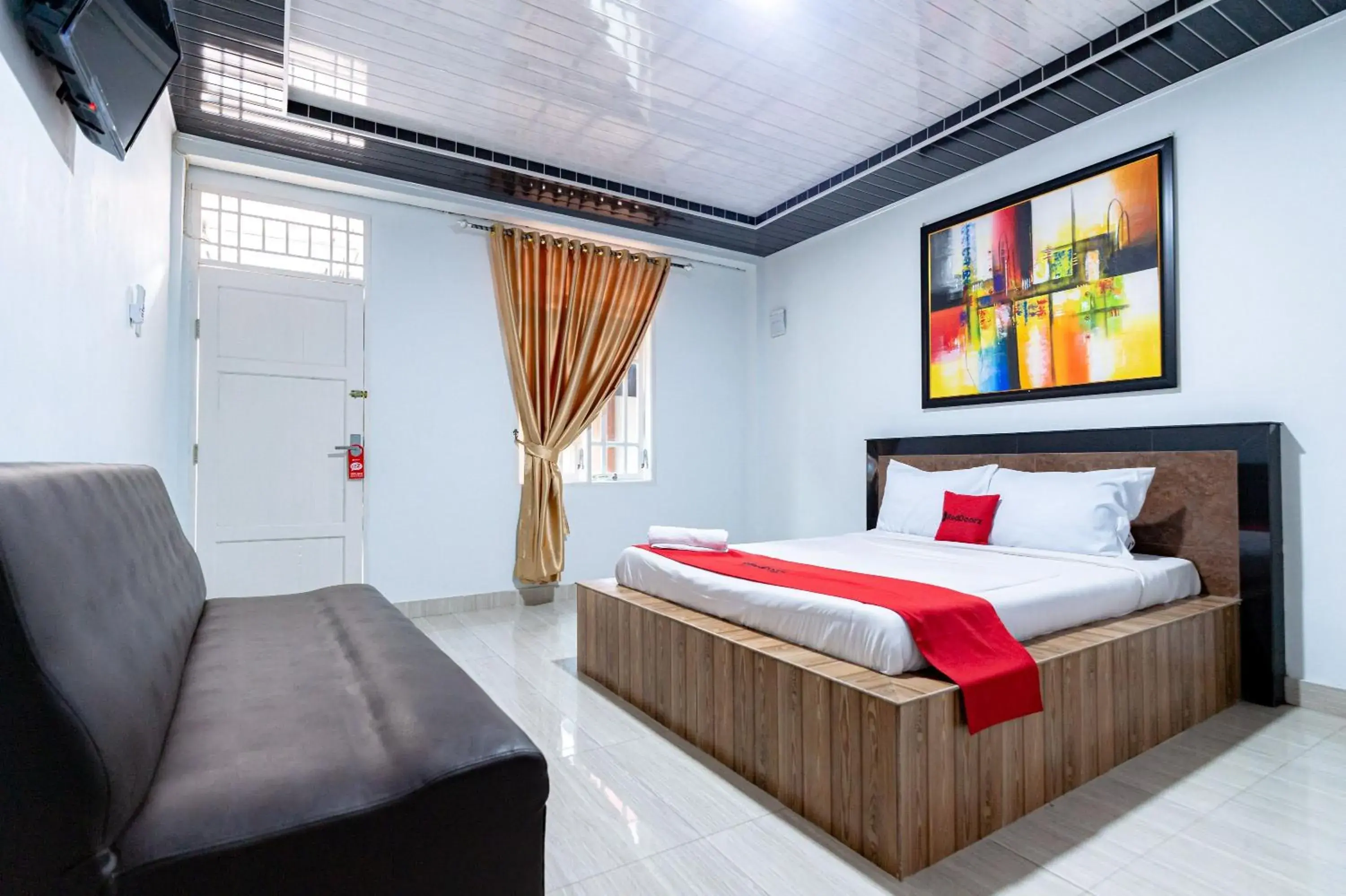 Bedroom, Bed in RedDoorz near Universitas Simalungun Pematangsiantar Bedroom, Bed in RedDoorz near Universitas Simalungun Pematangsiantar