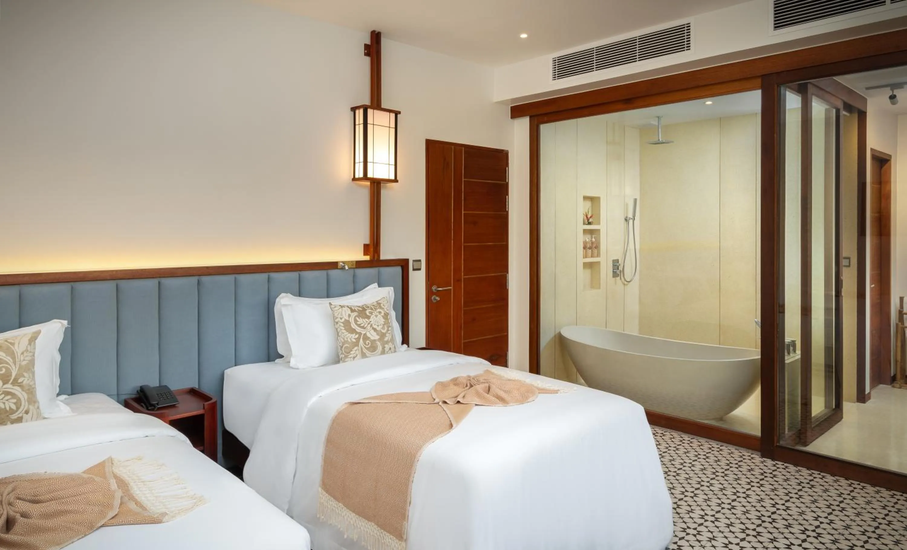 Bed in WAKA VILLA Private Pool Resort & Spa - Adults Only