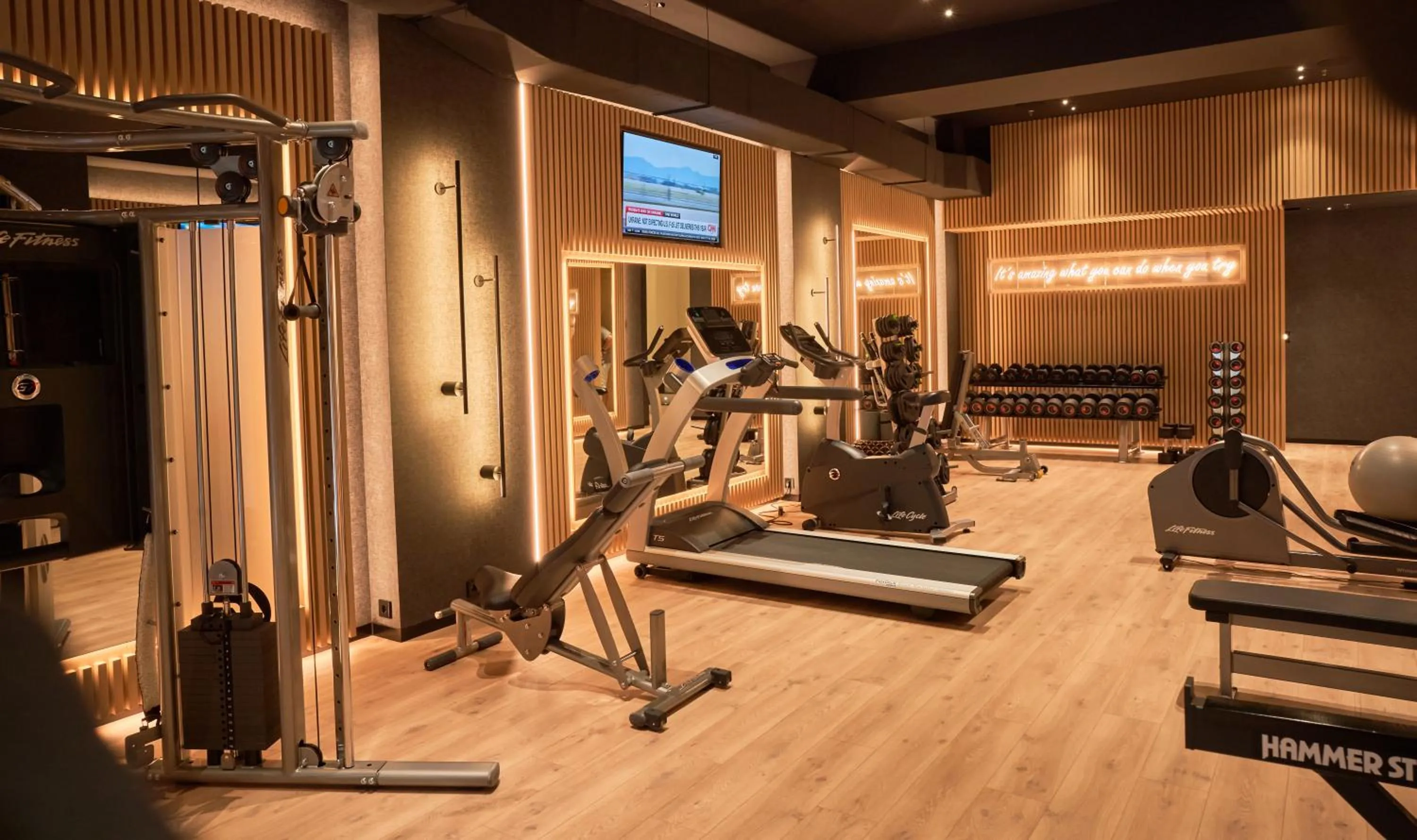 Fitness centre/facilities in Hotel Regina