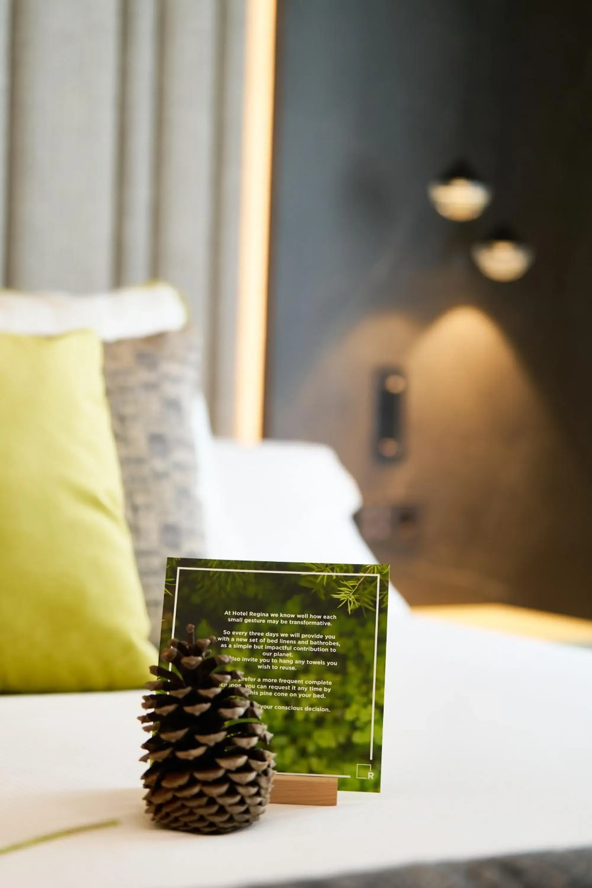 Decorative detail, Bed in Hotel Regina Decorative detail, Bed in Hotel Regina