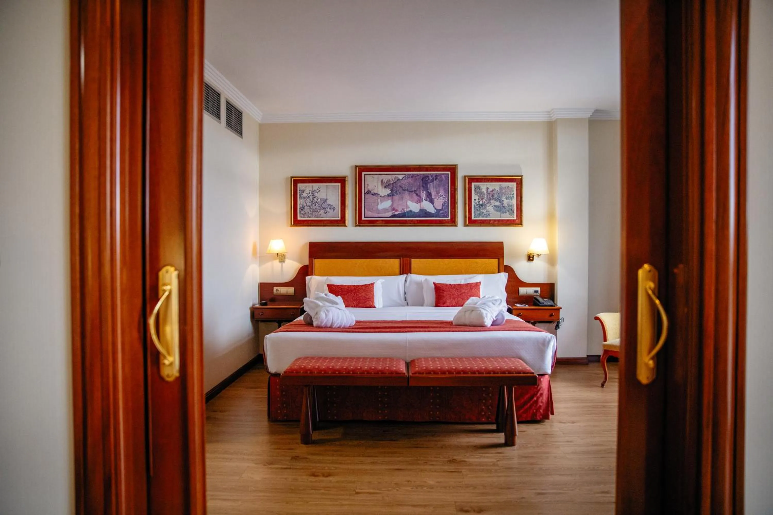 Bed in Gran Hotel de Ferrol