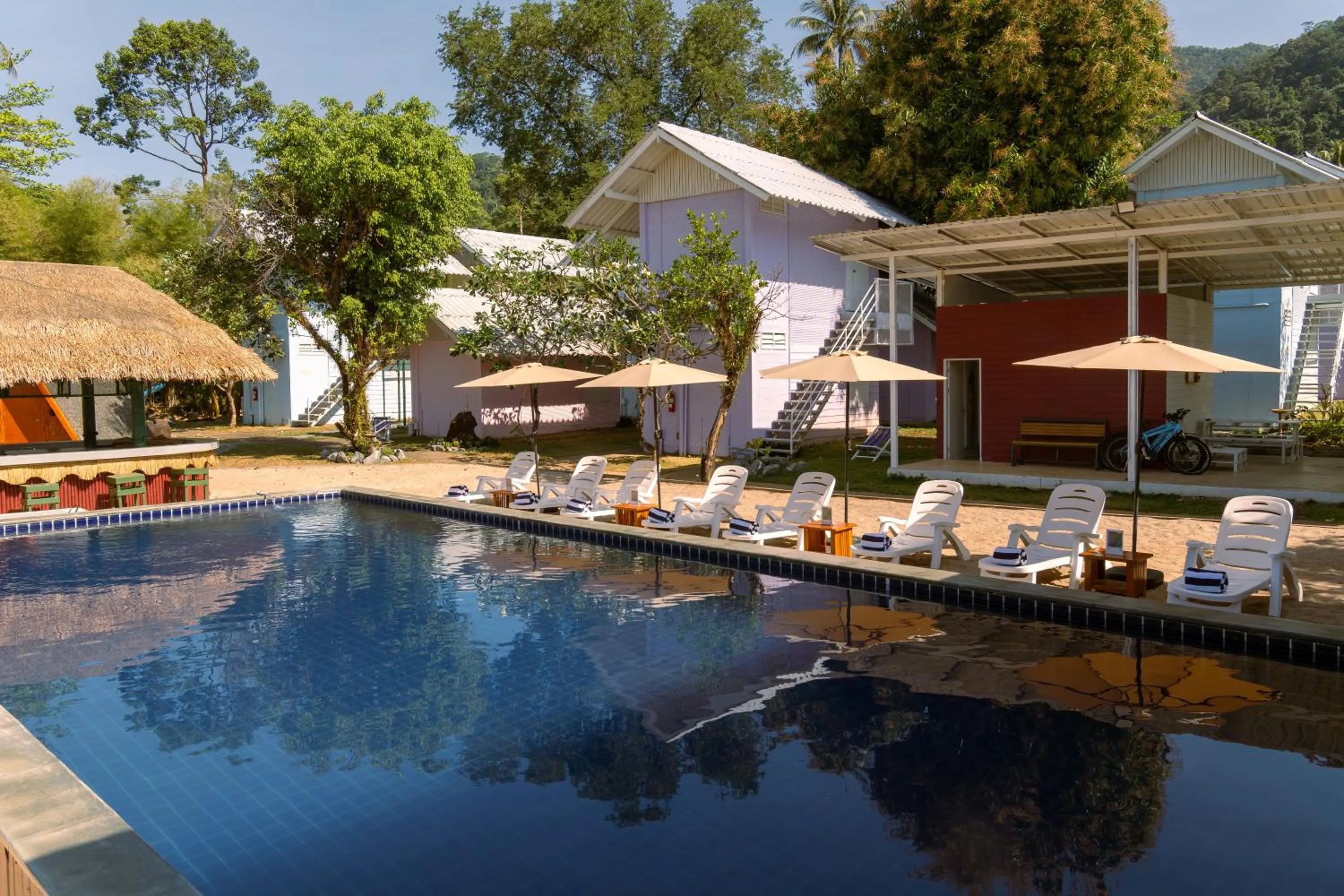 Swimming pool in Slumber Resort Koh Chang