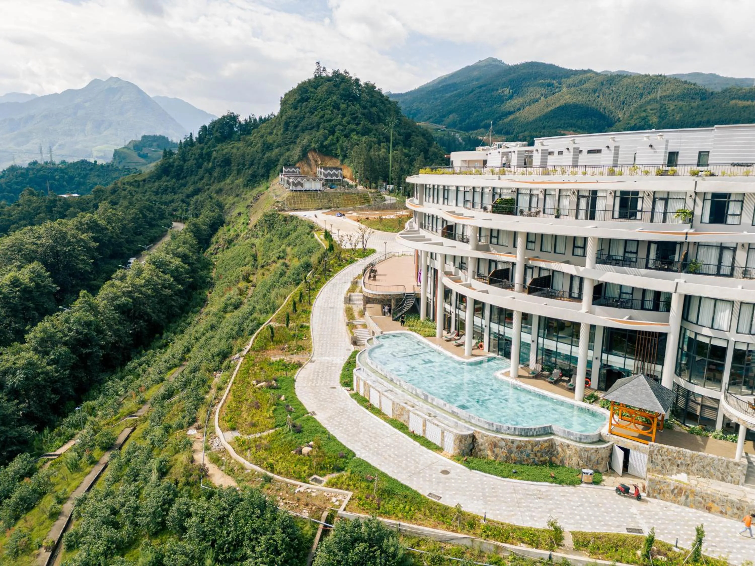 Property building in Lady Hill Sapa Resort