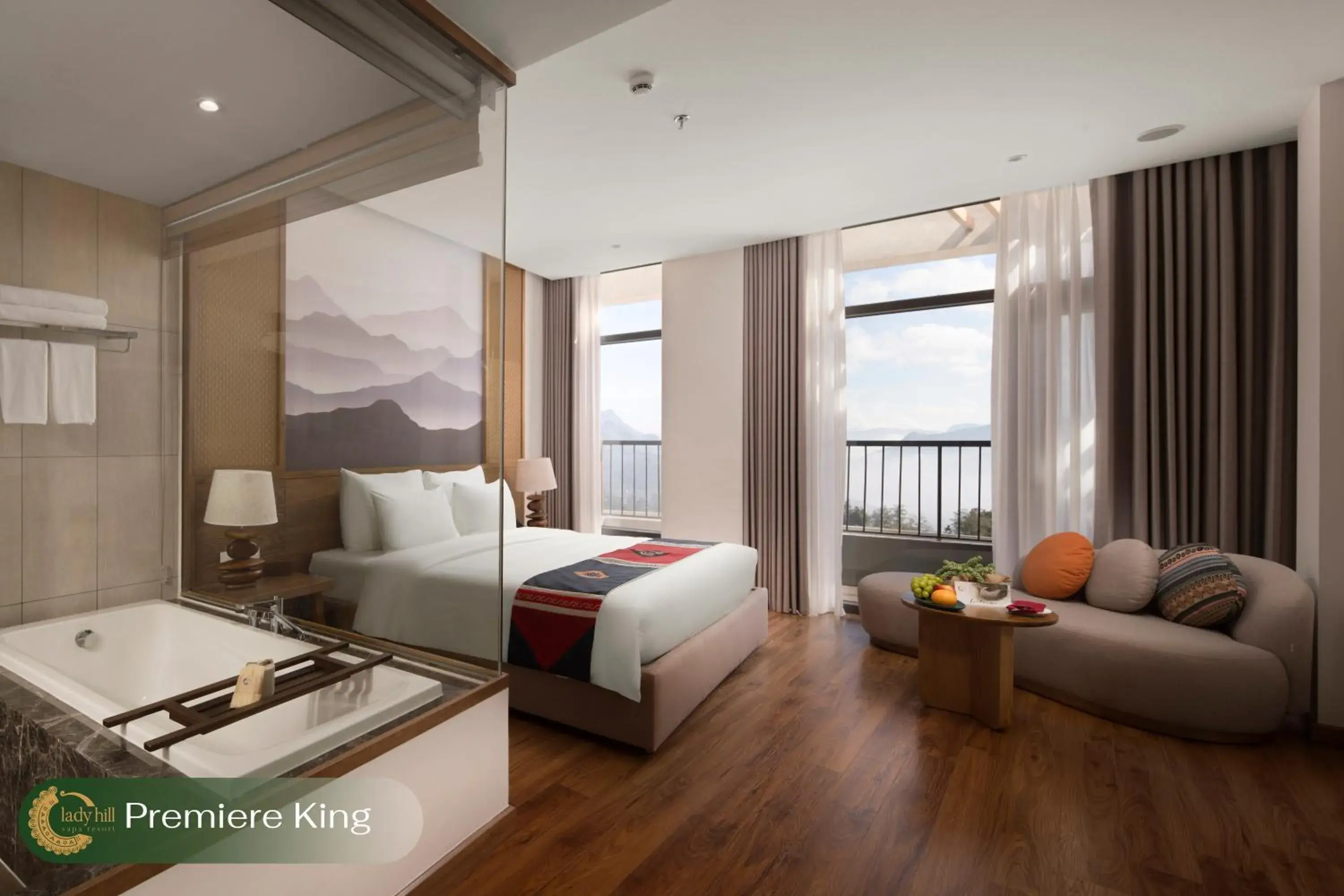 Premier King Room with Mountain View in Lady Hill Sapa Resort Premier King Room with Mountain View in Lady Hill Sapa Resort