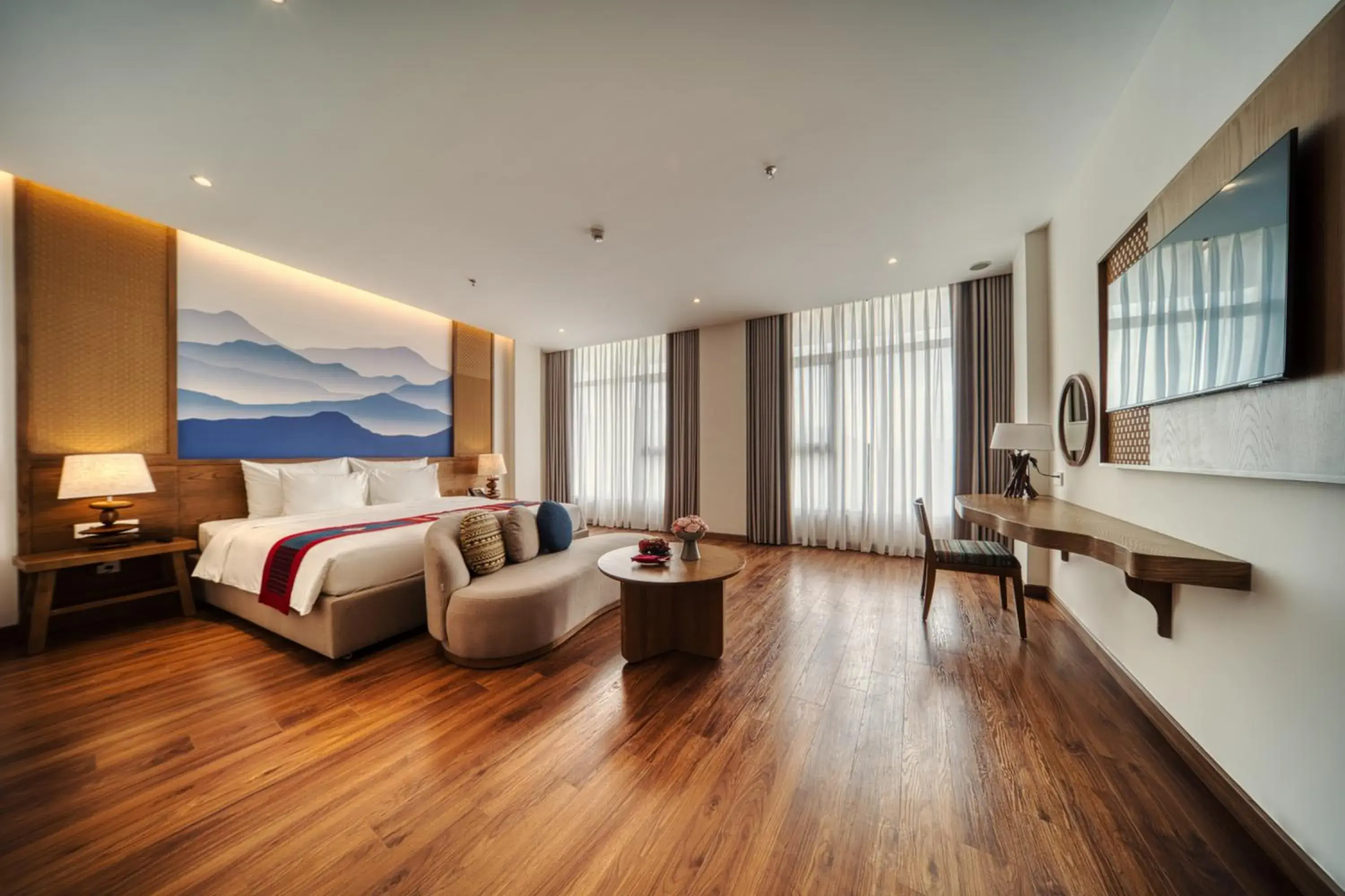 Bed in Lady Hill Sapa Resort Bed in Lady Hill Sapa Resort