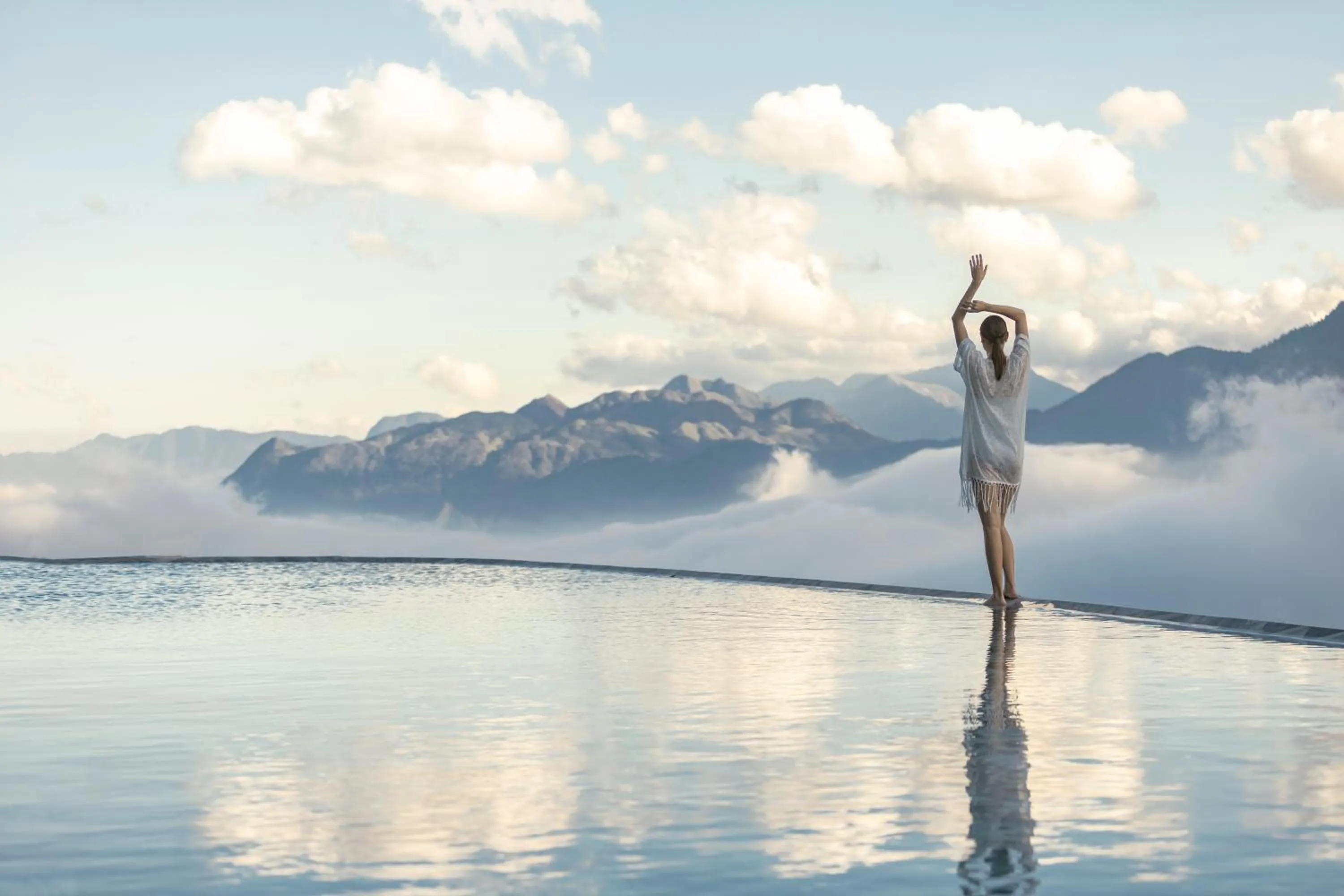 Swimming pool in Lady Hill Sapa Resort