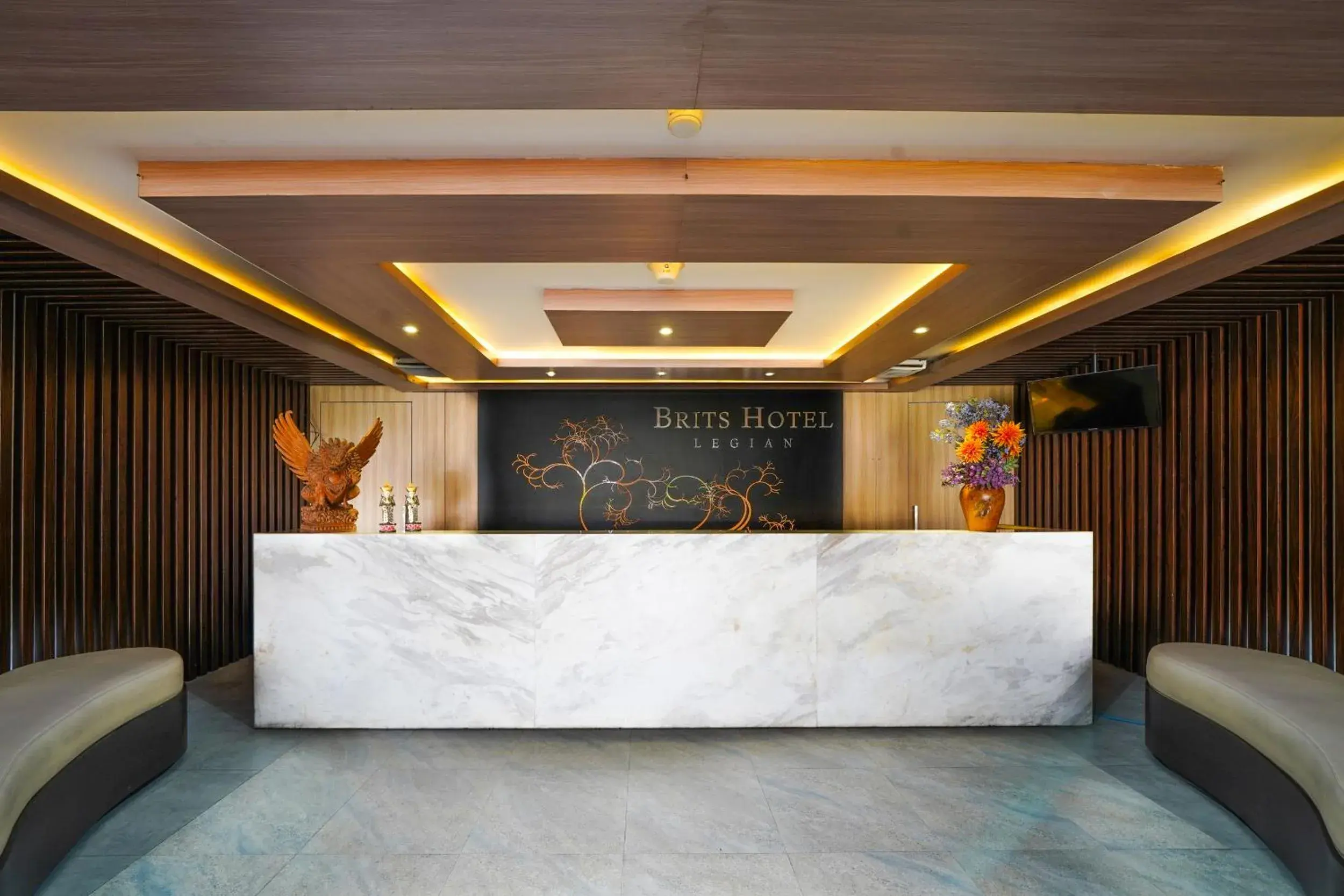 Lobby or reception in Brits Hotel Legian Lobby or reception in Brits Hotel Legian