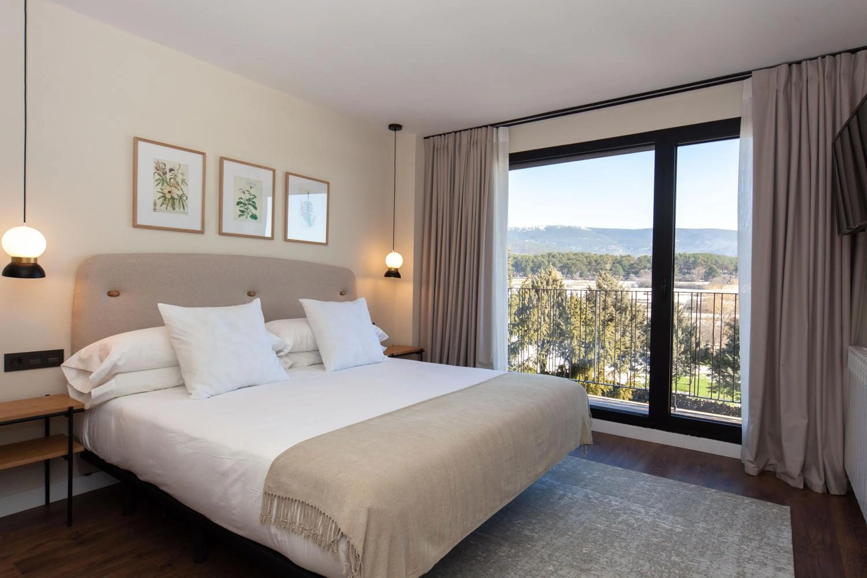 Bed in Duruelo Mountain Suites