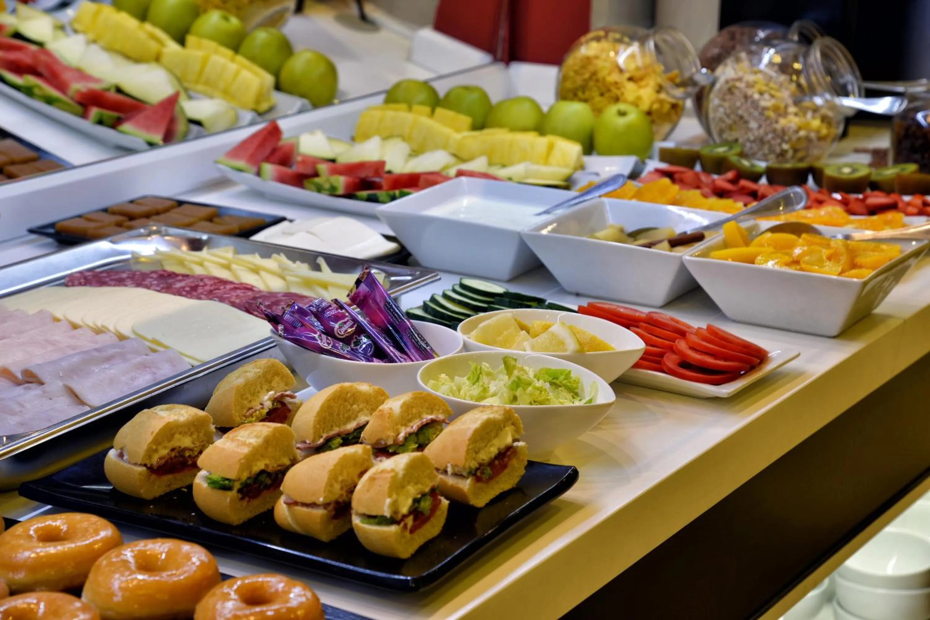 Buffet breakfast in Atarazanas Málaga Boutique Hotel