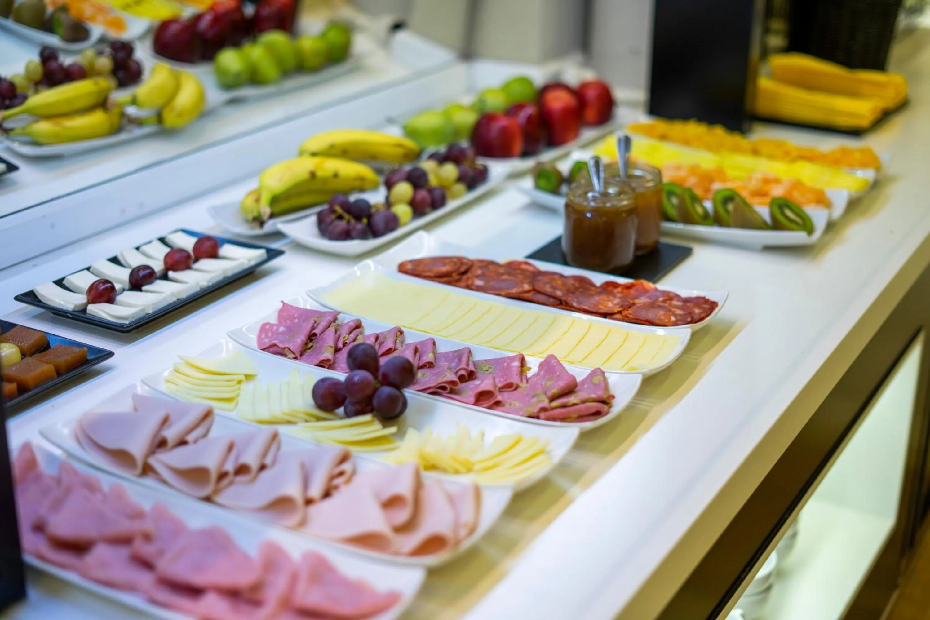 Buffet breakfast in Atarazanas Málaga Boutique Hotel