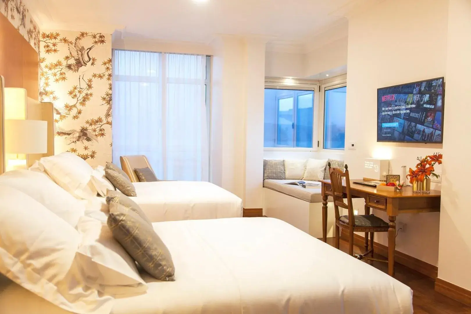 Queen Suite with Terrace and Sea View with two beds in Augusta Eco Wellness Resort 4 Superior Queen Suite with Terrace and Sea View with two beds in Augusta Eco Wellness Resort 4 Superior