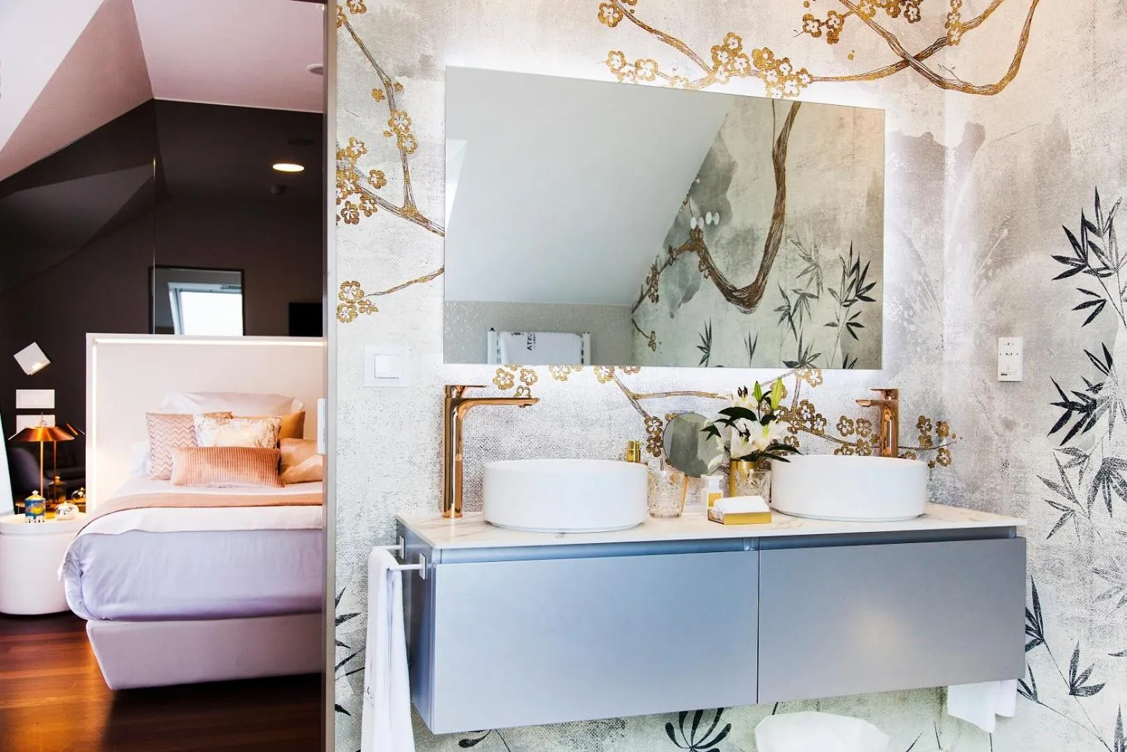 Bathroom, Bed in Augusta Eco Wellness Resort 4 Superior