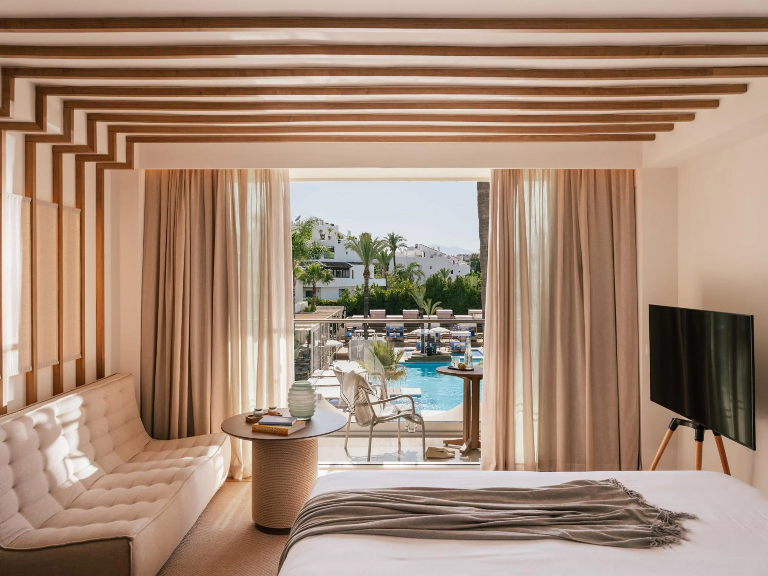 Bed in ME Marbella by Meliá