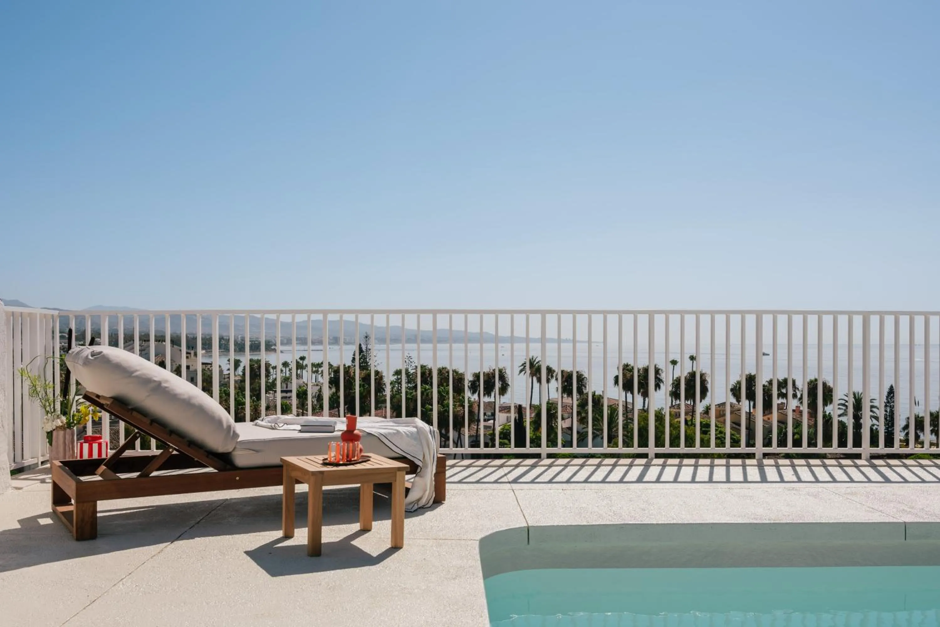 Swimming pool in ME Marbella by Meliá