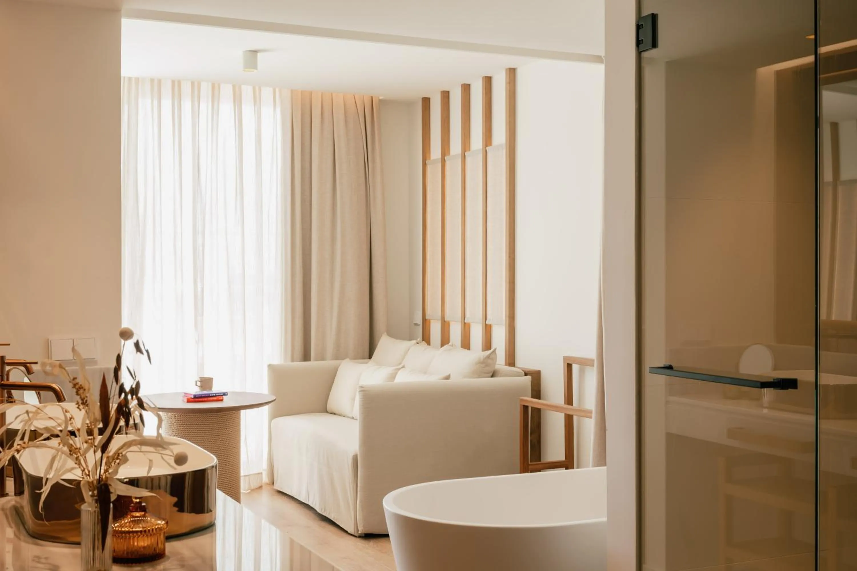 Living room in ME Marbella by Meliá