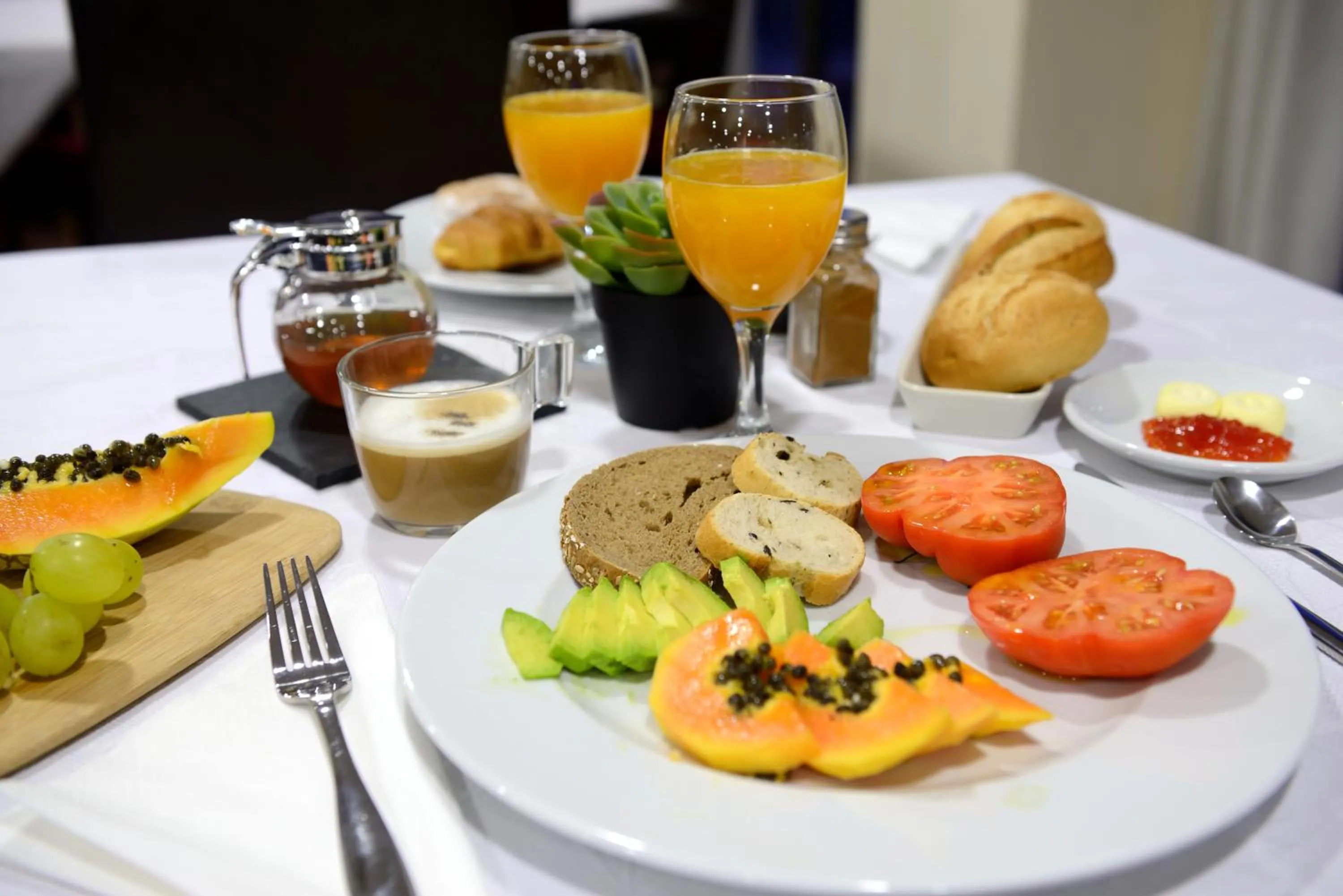 Buffet breakfast in Hotel Miramar Playa