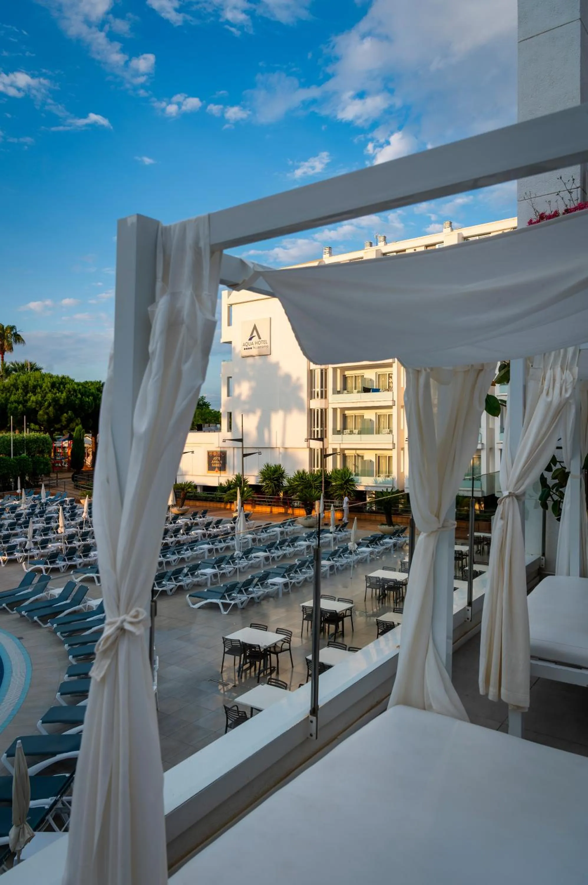 Balcony/Terrace in AQUA Hotel Aquamarina & Spa