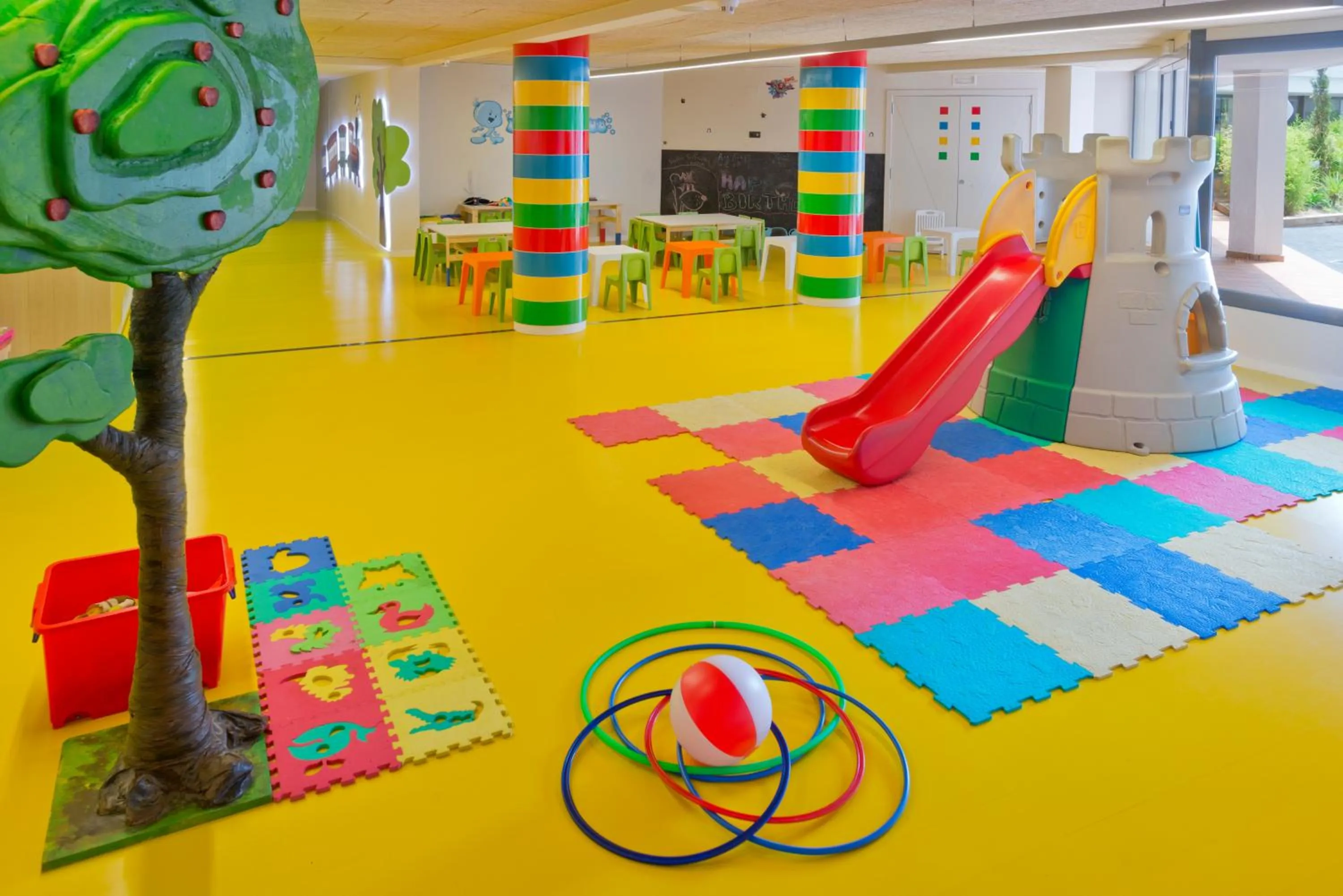 Children play ground in AQUA Hotel Aquamarina & Spa