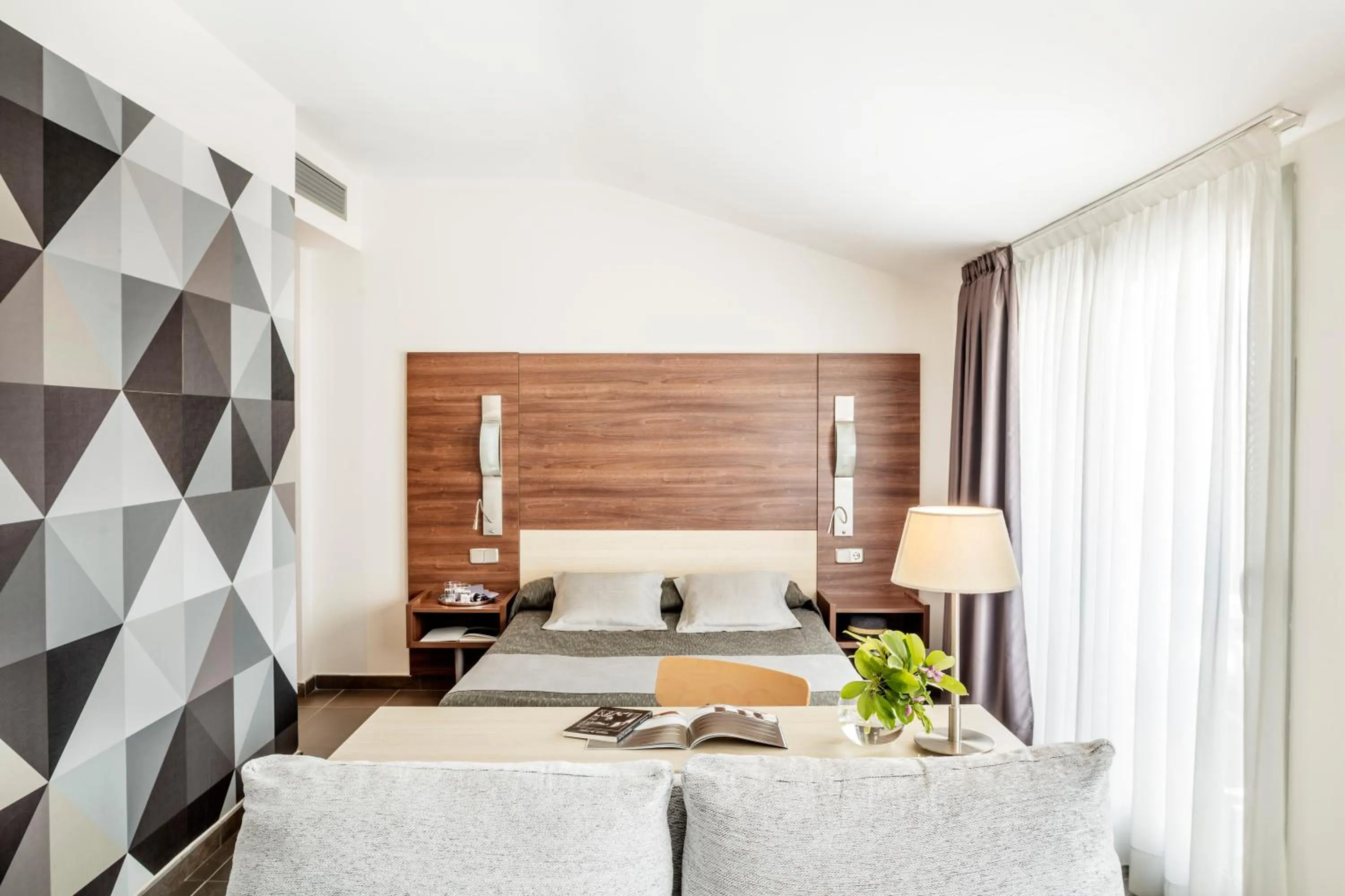 Photo of the whole room, Bed in AQUA Hotel Aquamarina & Spa