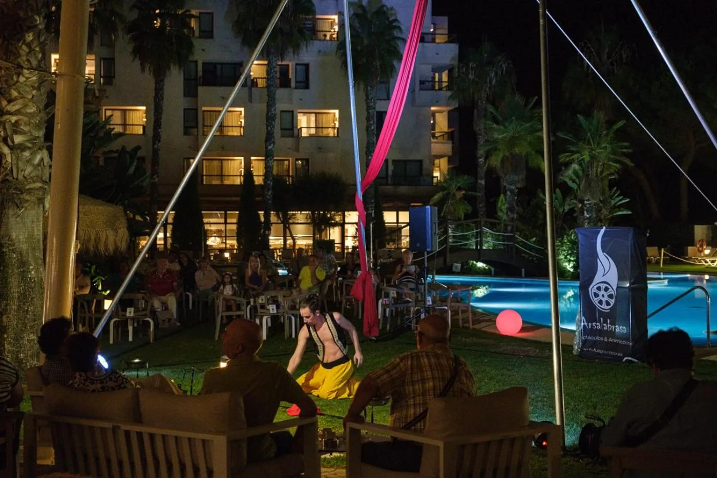 Evening entertainment in Estival Isla Cristina