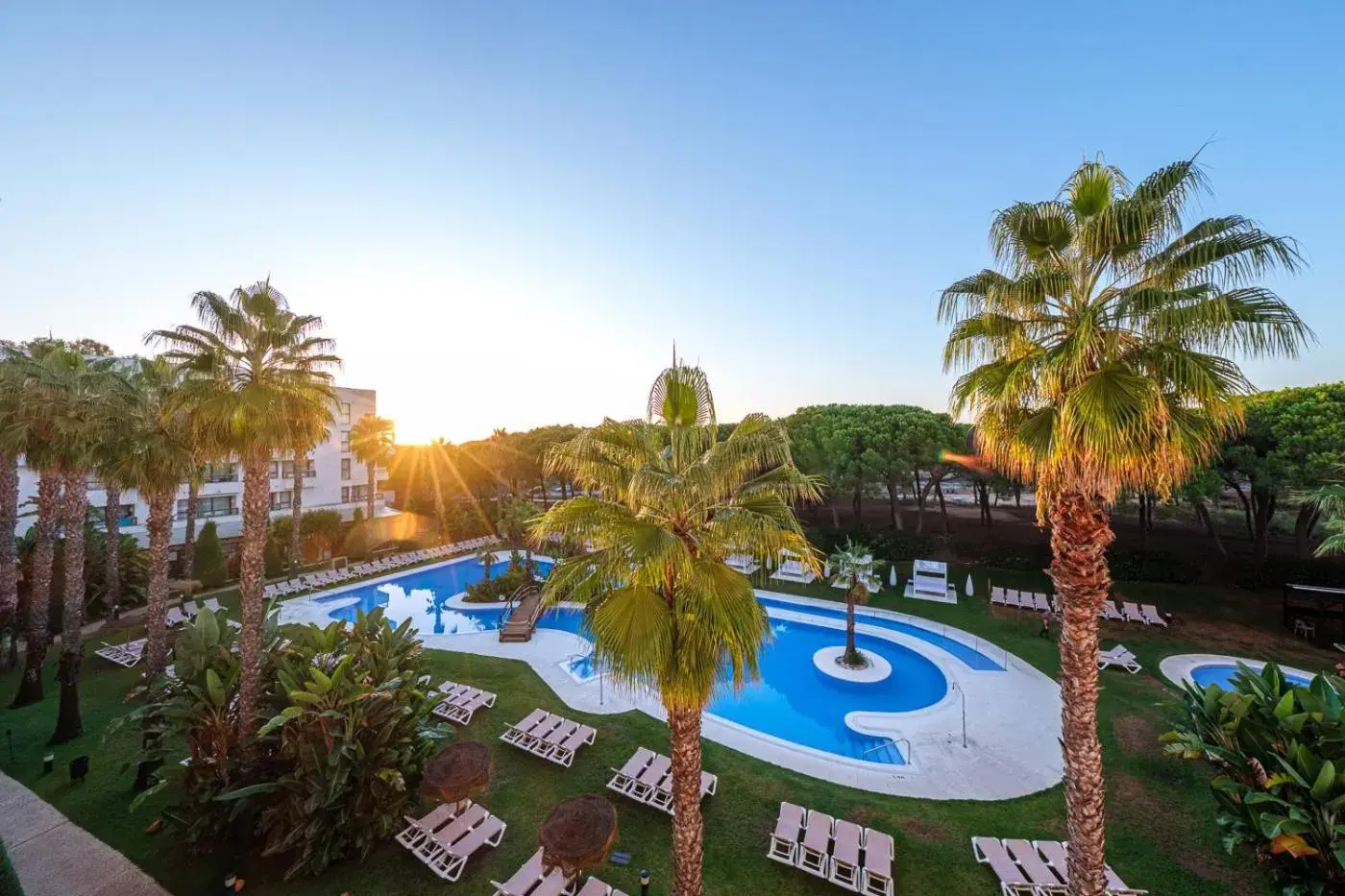 Pool view in Estival Isla Cristina Pool view in Estival Isla Cristina