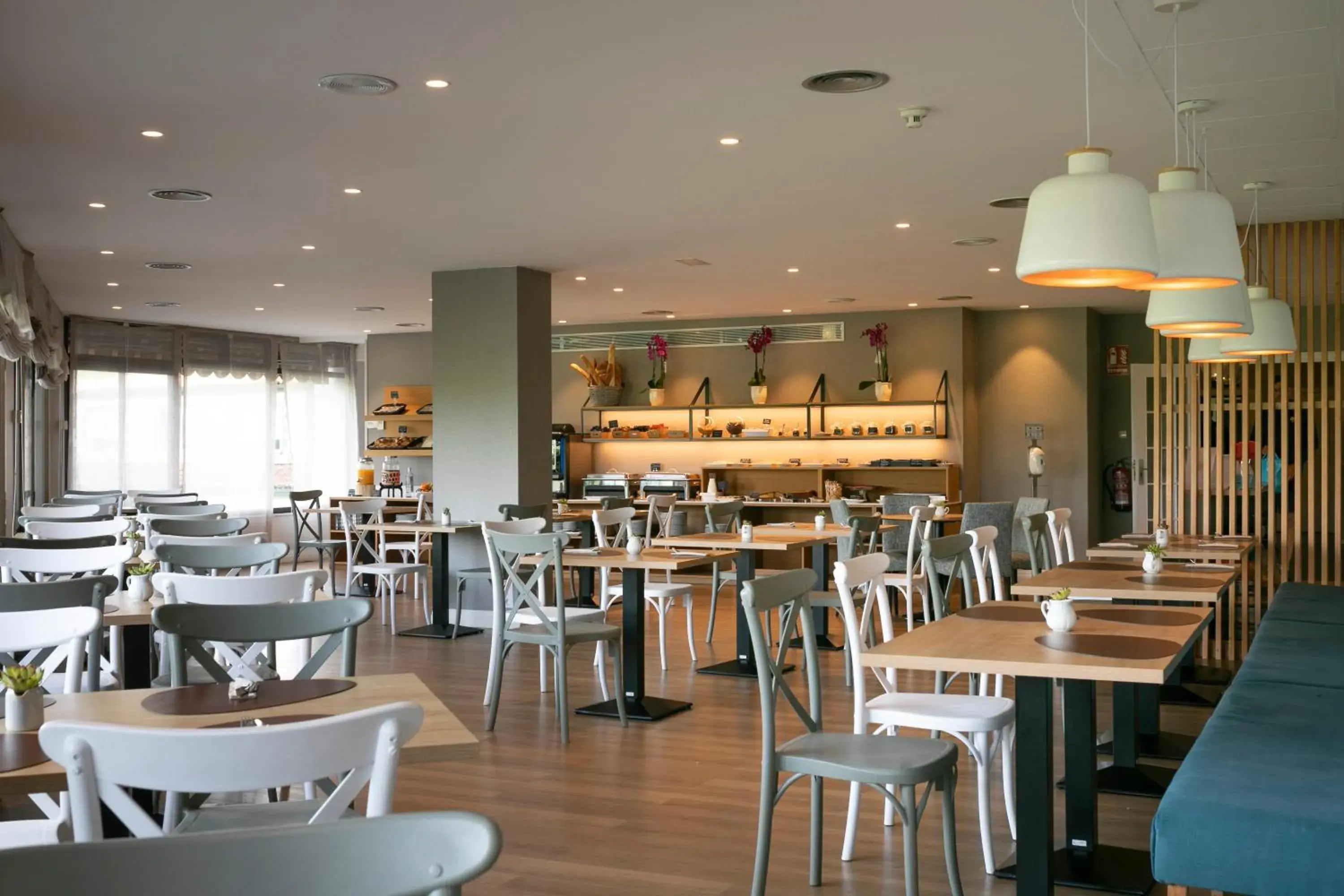 Buffet breakfast in Hotel Santiago Apóstol Buffet breakfast in Hotel Santiago Apóstol