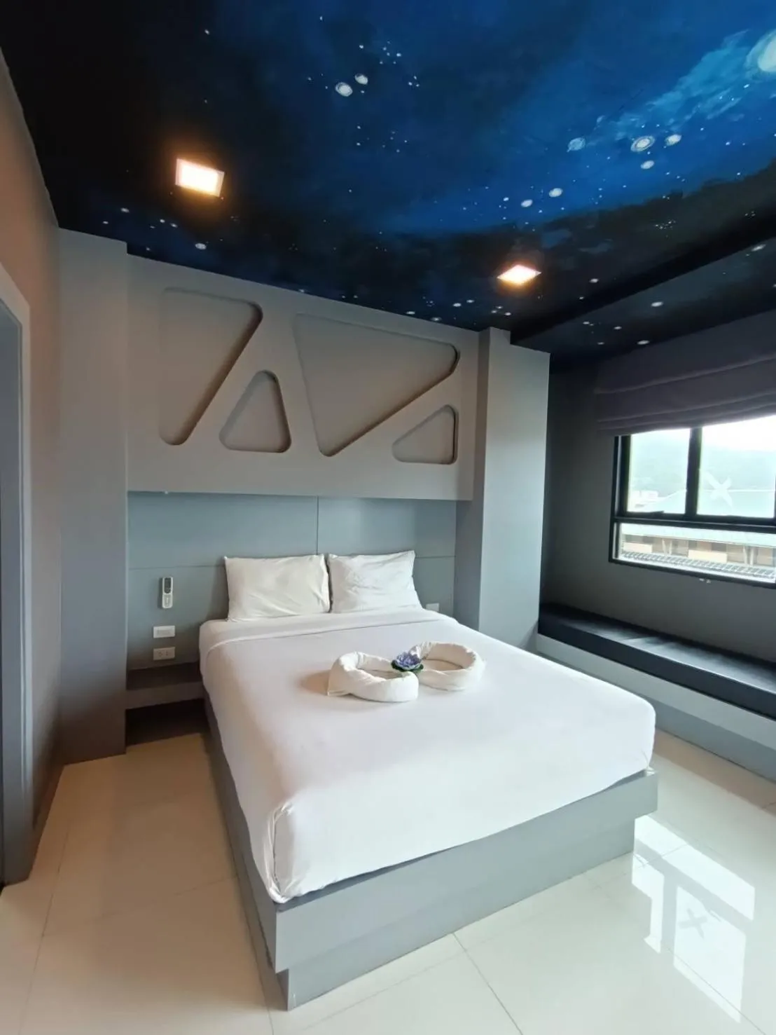 Bed in I AM O'TEL Patong