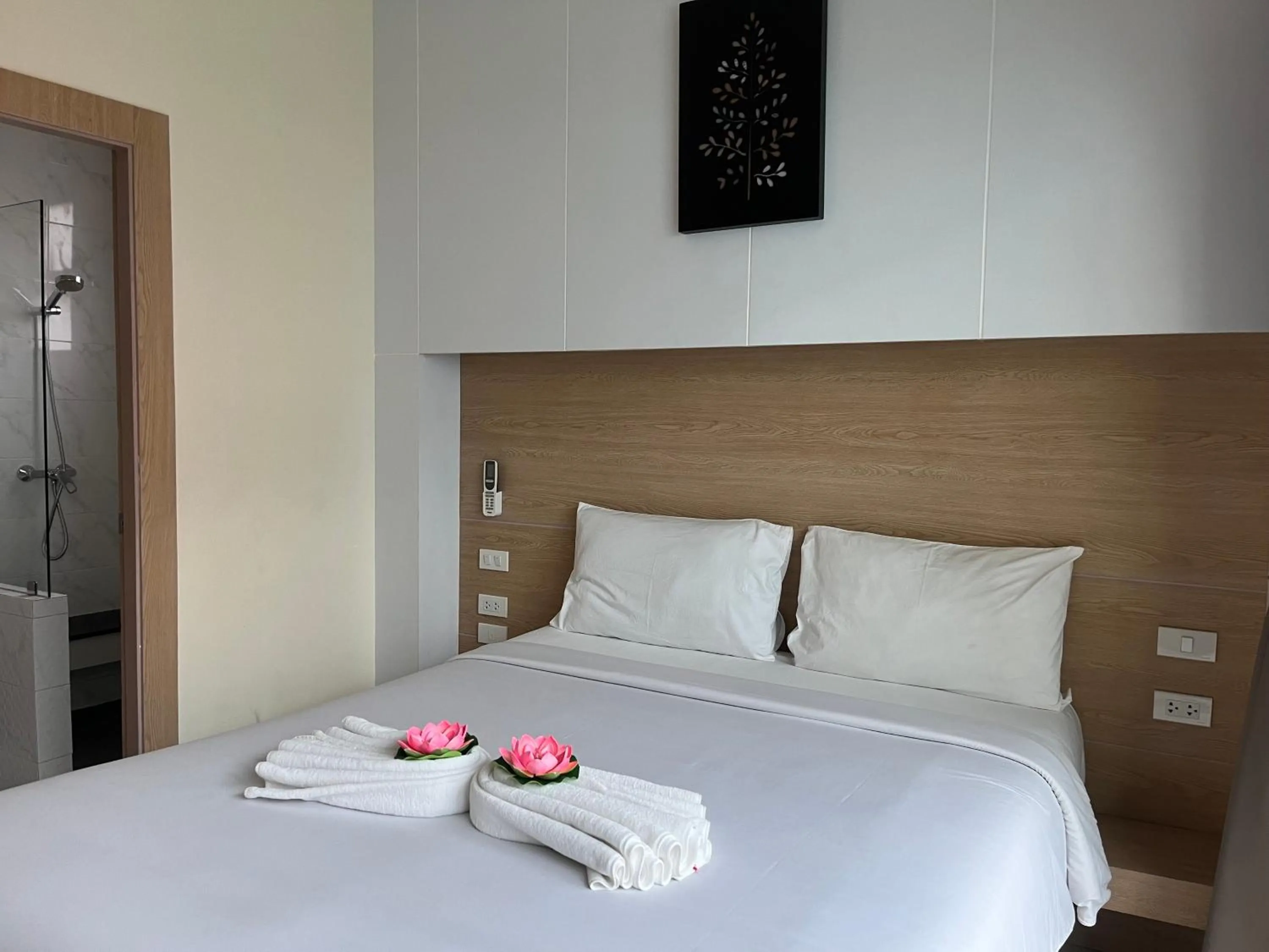 Bed in I AM O'TEL Patong