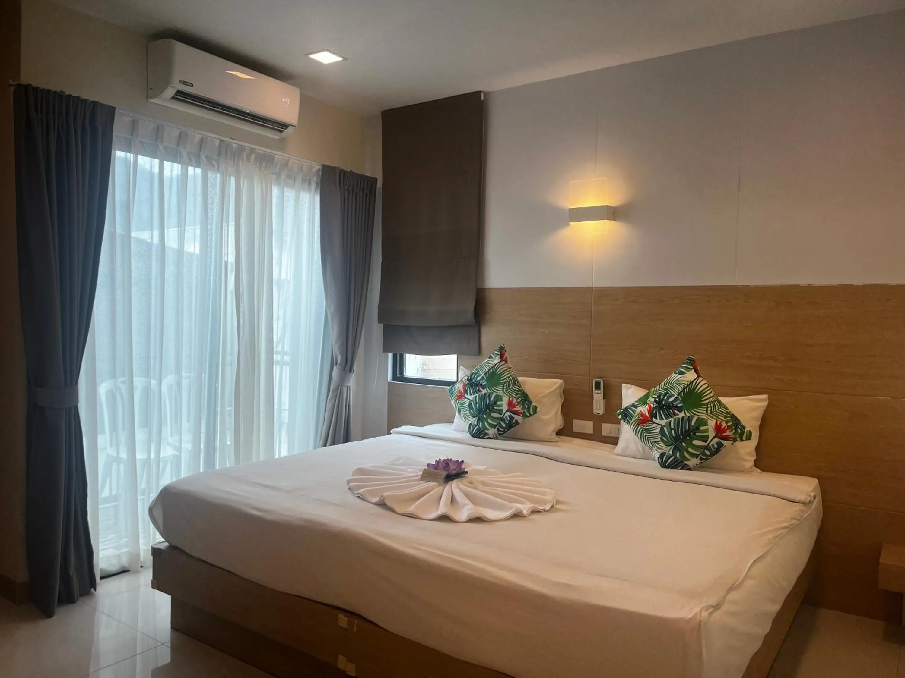 Bed in I AM O'TEL Patong