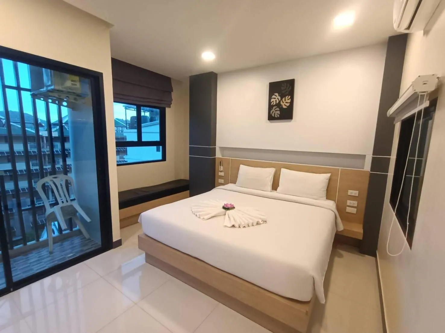 Bed in I AM O'TEL Patong