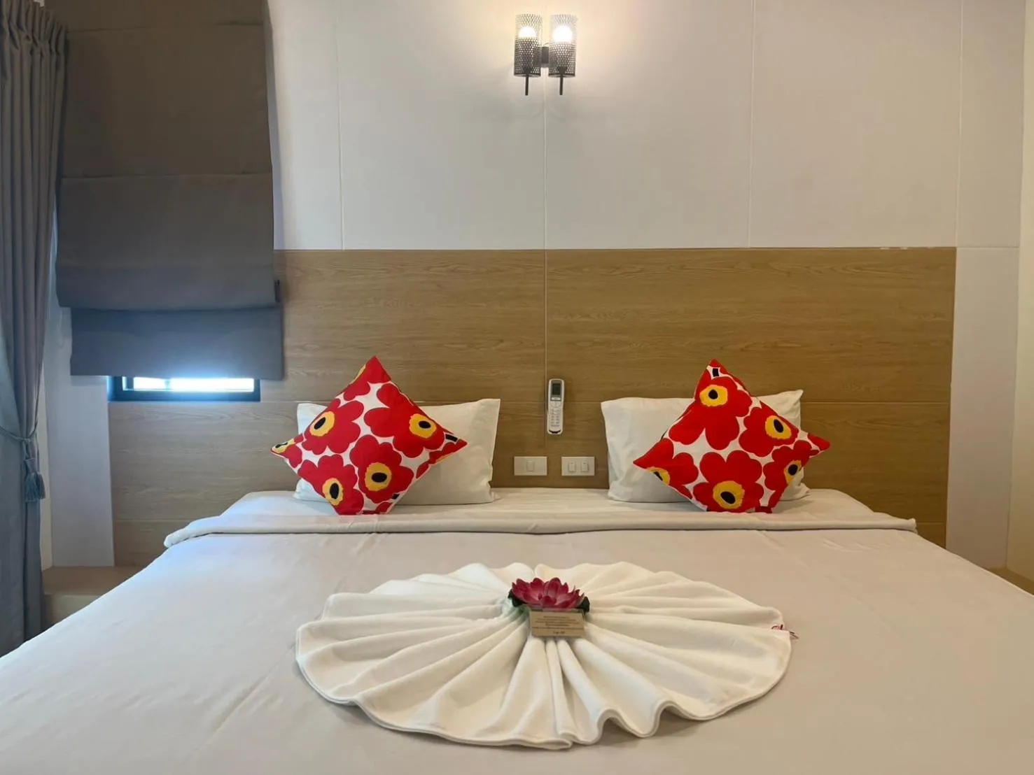 Bed in I AM O'TEL Patong