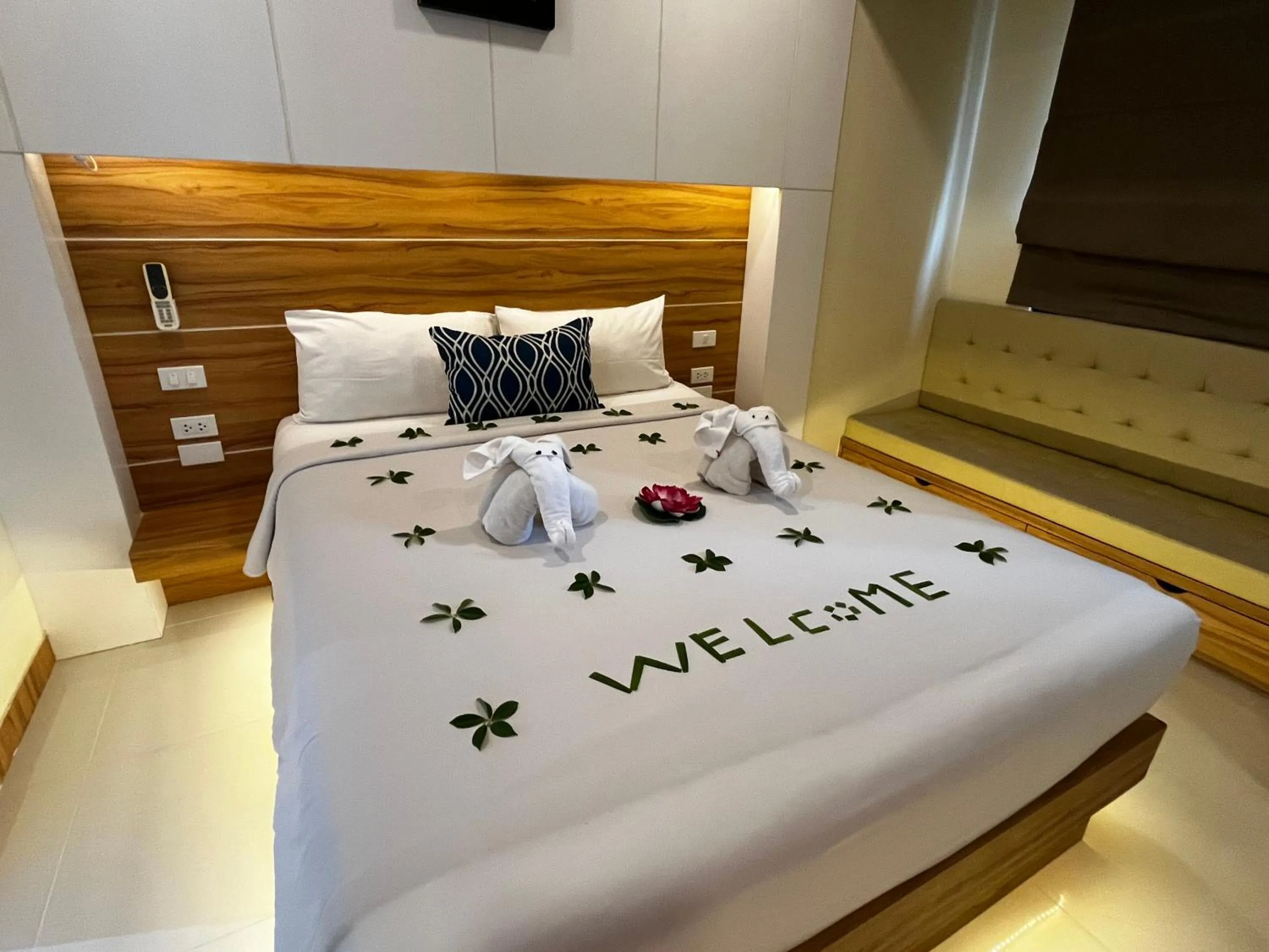 Bed in I AM O'TEL Patong