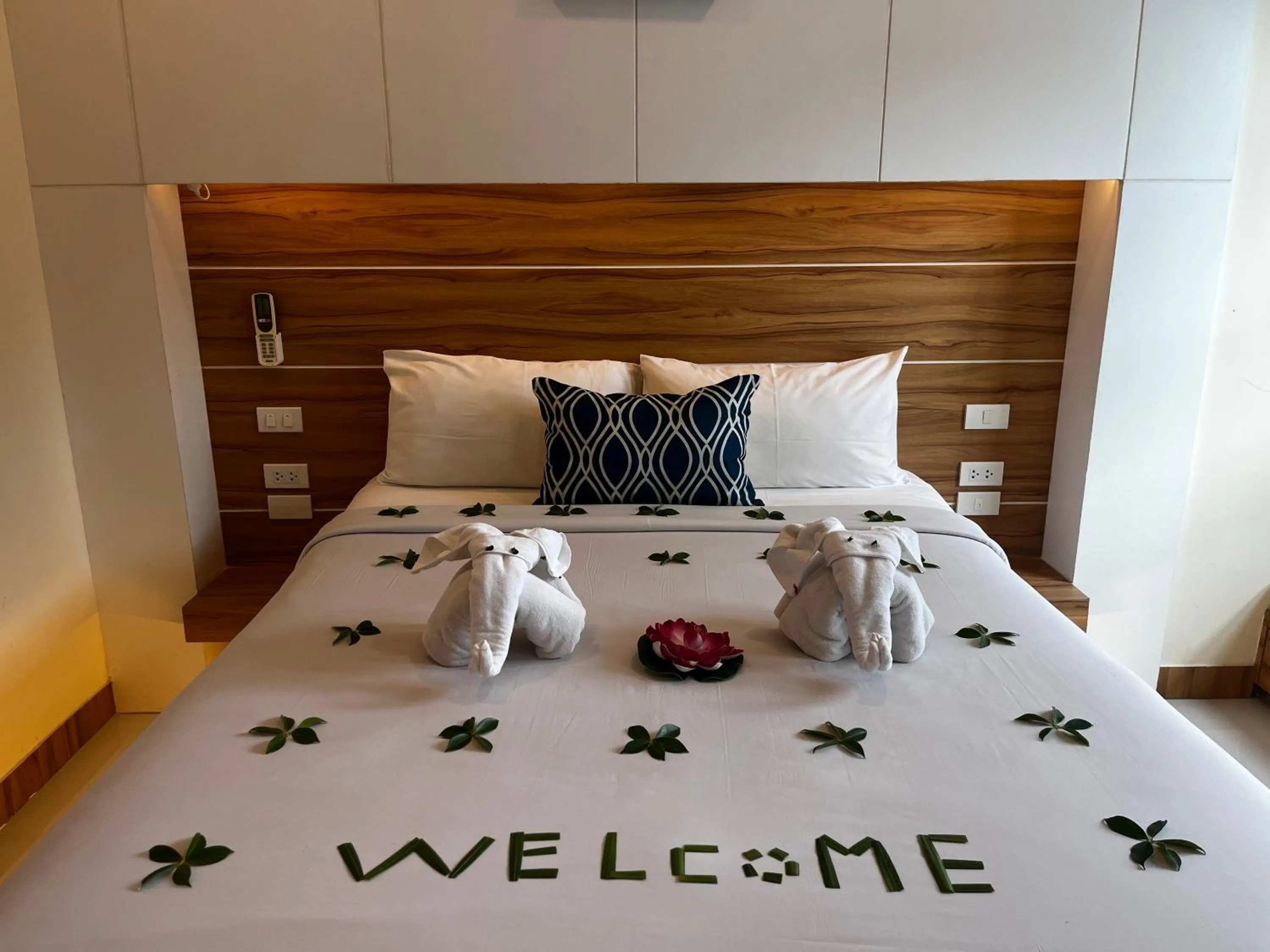 Bed in I AM O'TEL Patong