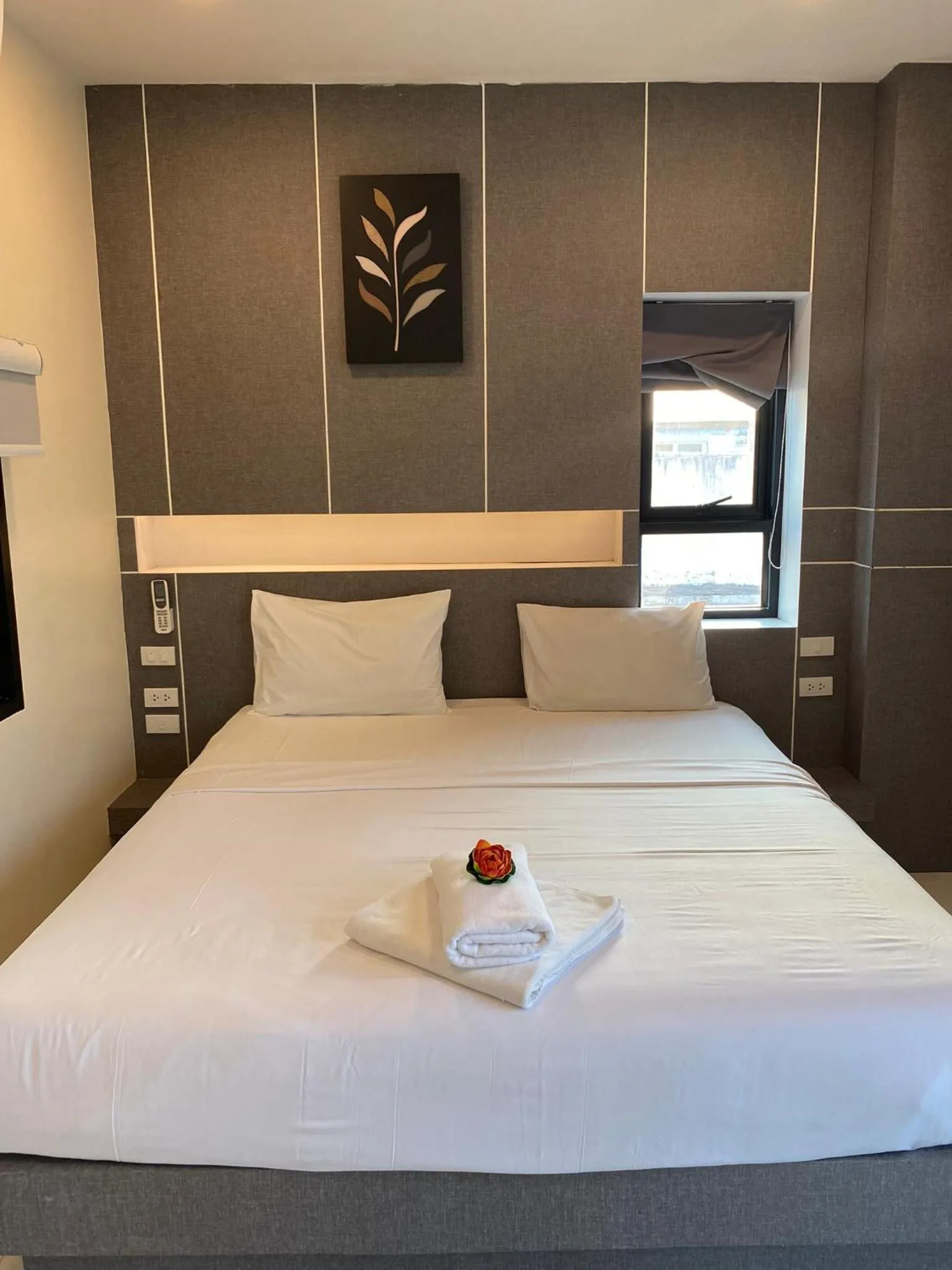 Bed in I AM O'TEL Patong