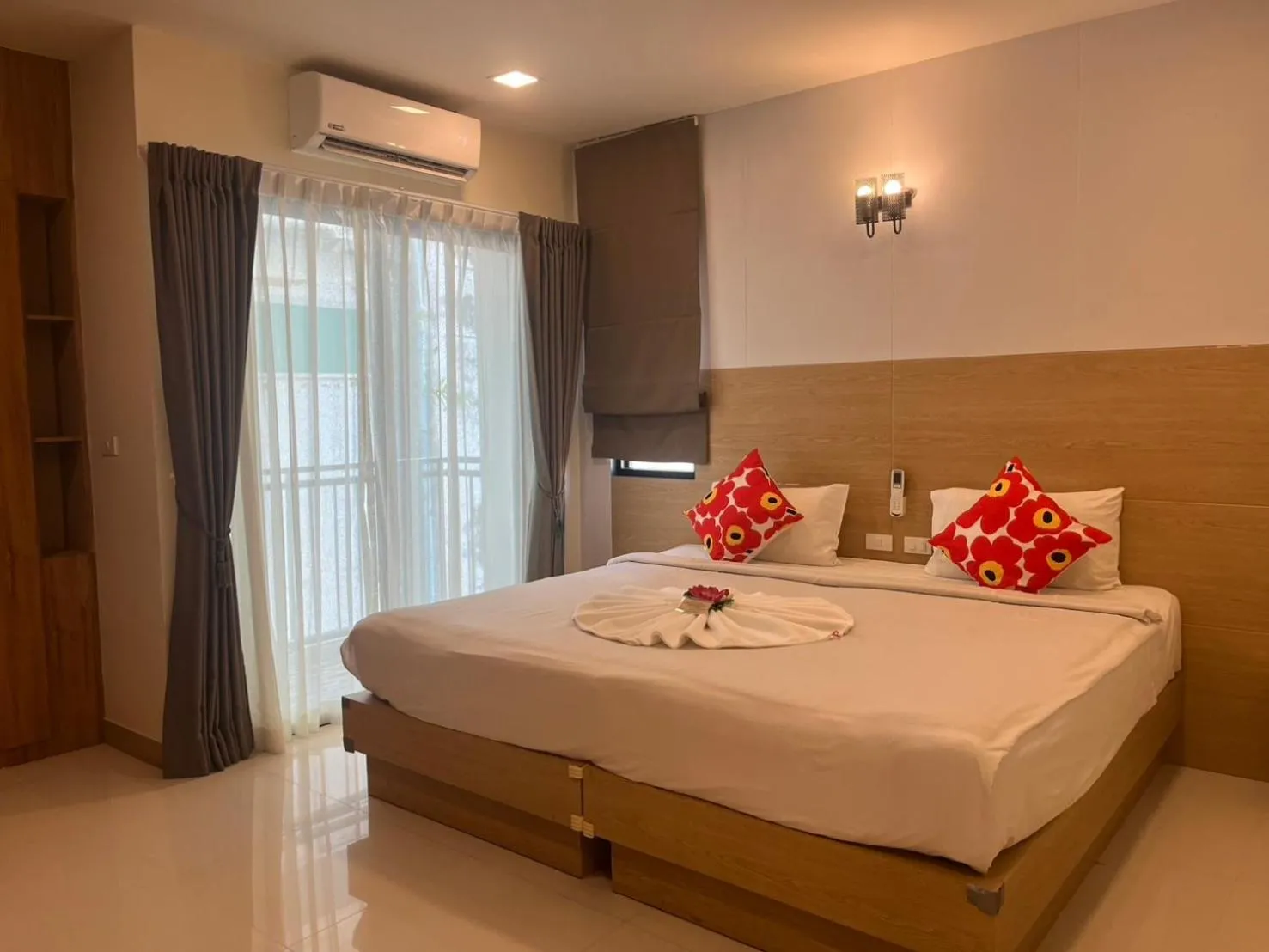 Bed in I AM O'TEL Patong
