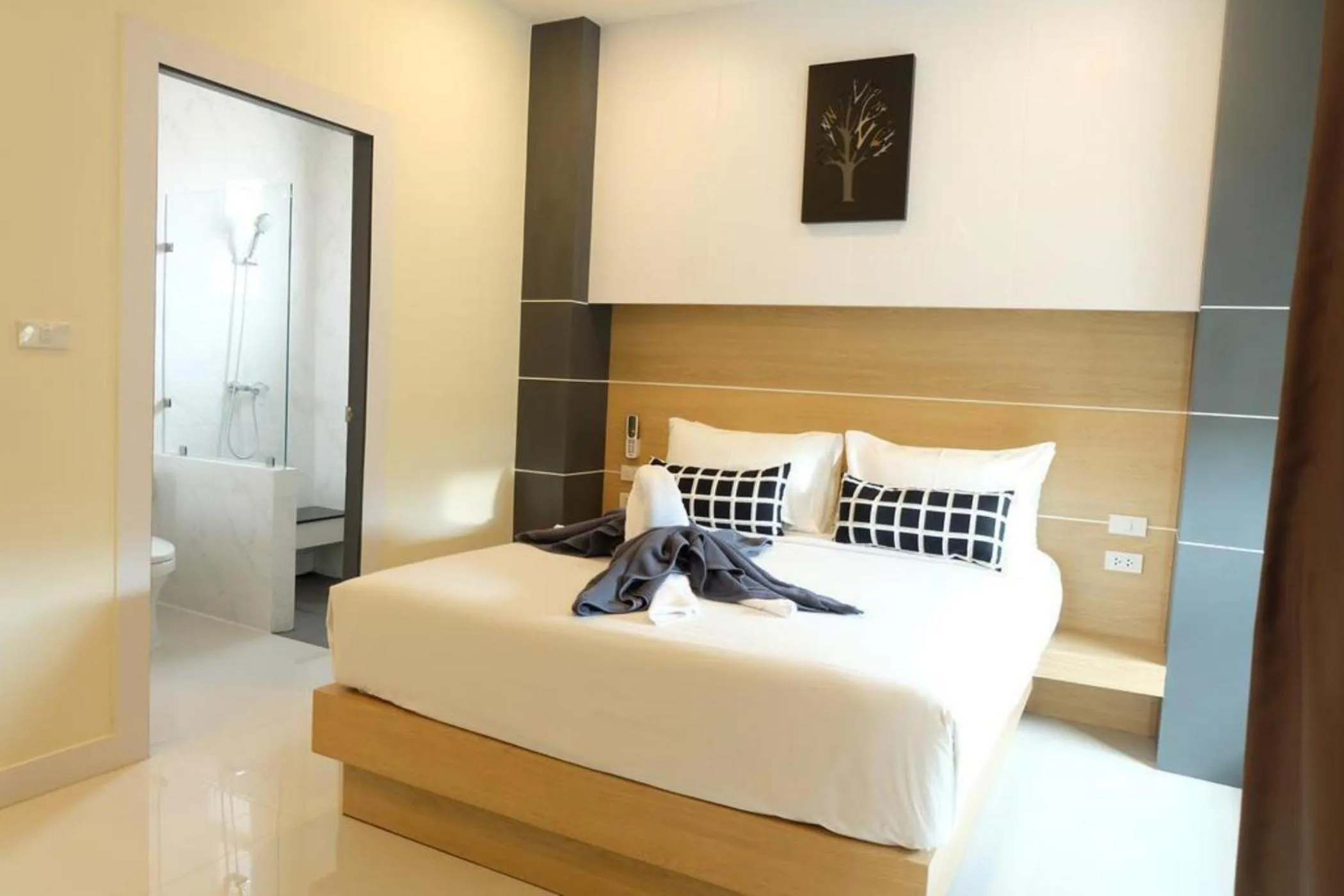 Bed in I AM O'TEL Patong