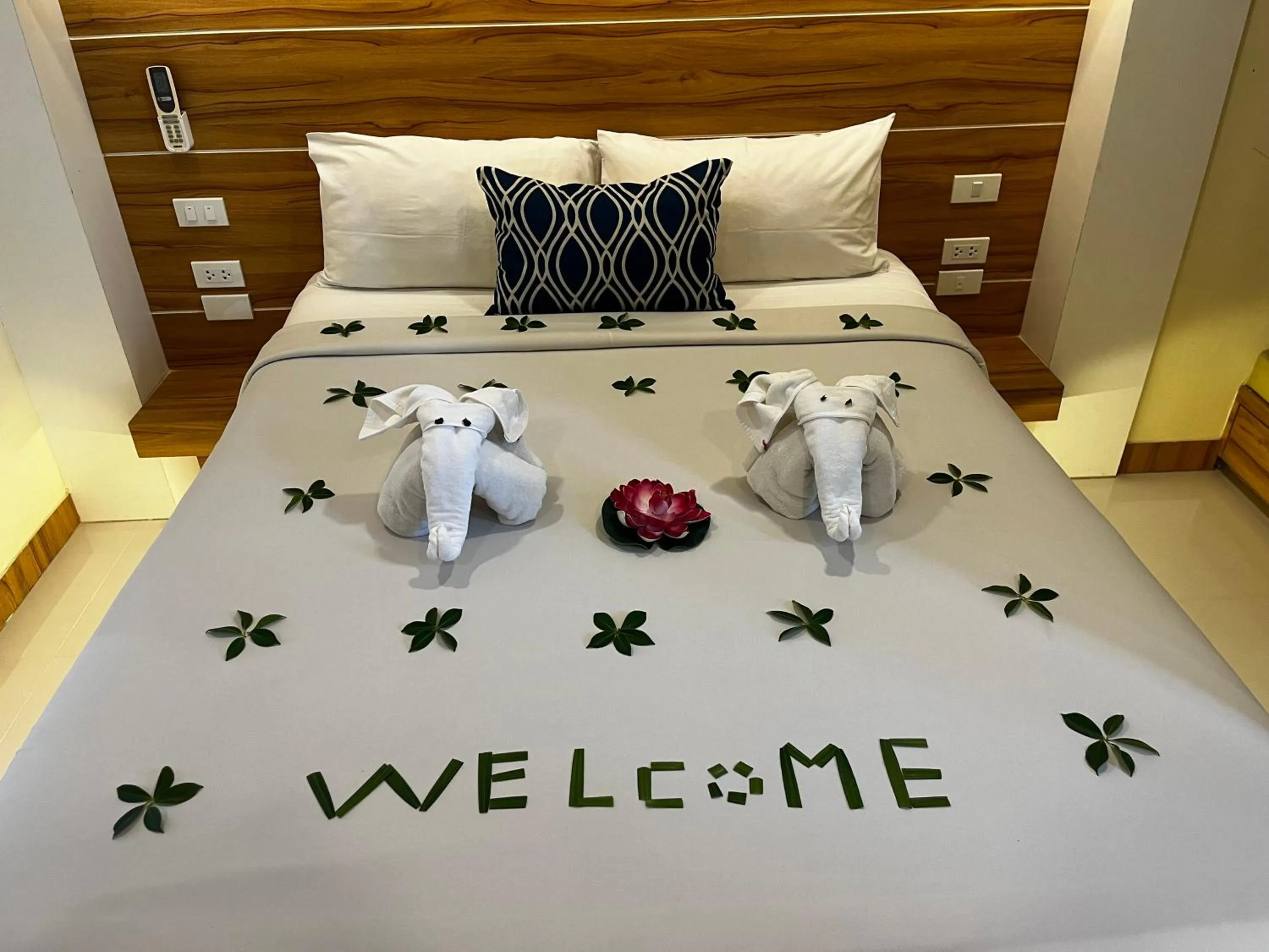 Bed in I AM O'TEL Patong