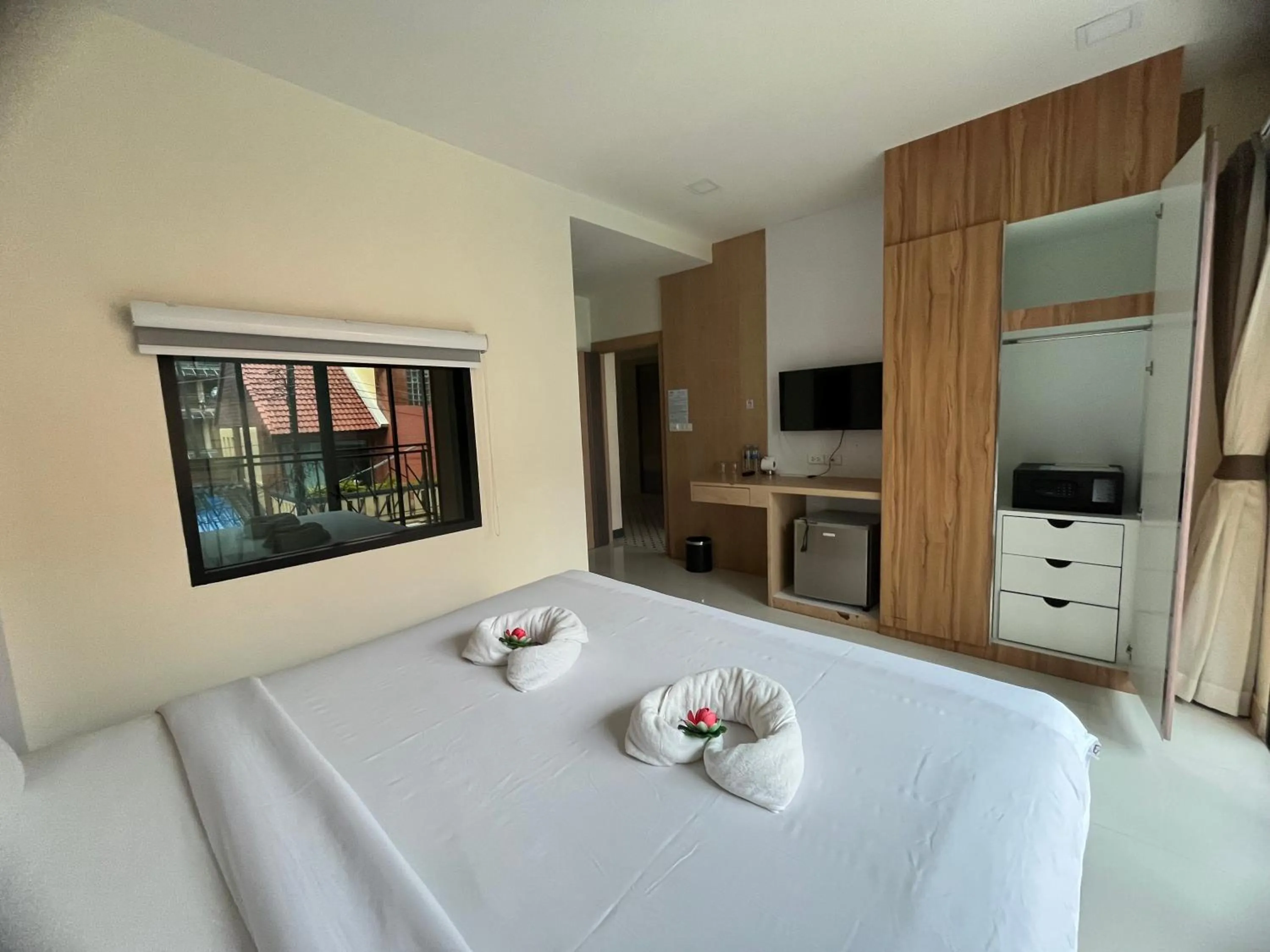 Bed in I AM O'TEL Patong