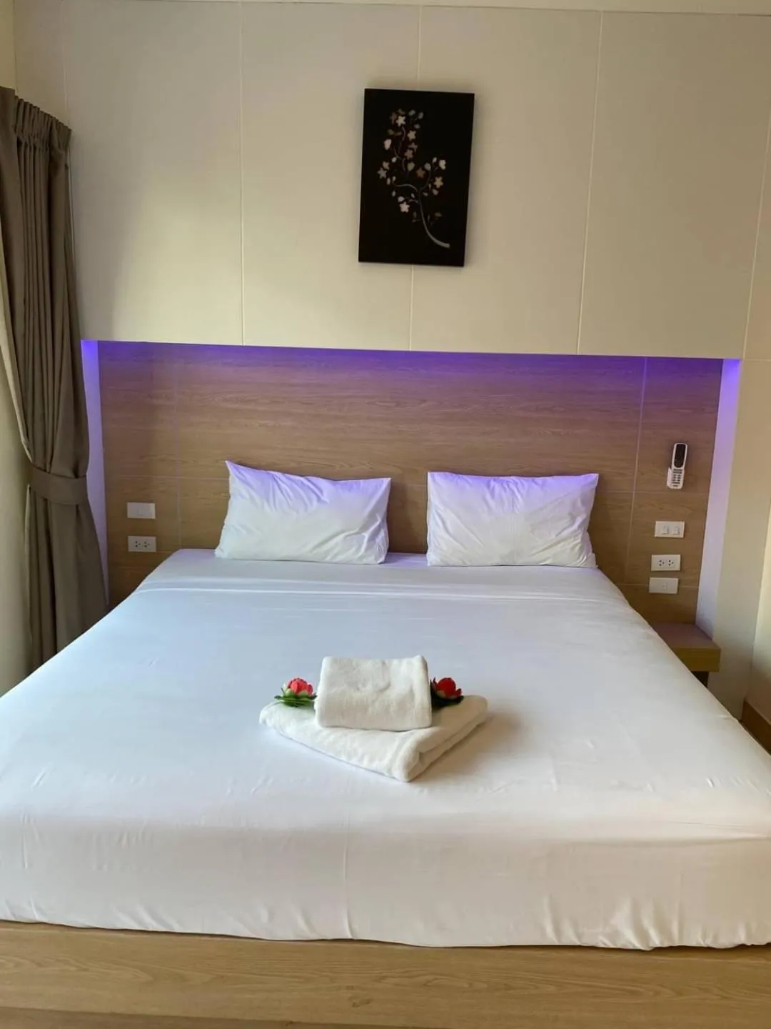 Bed in I AM O'TEL Patong