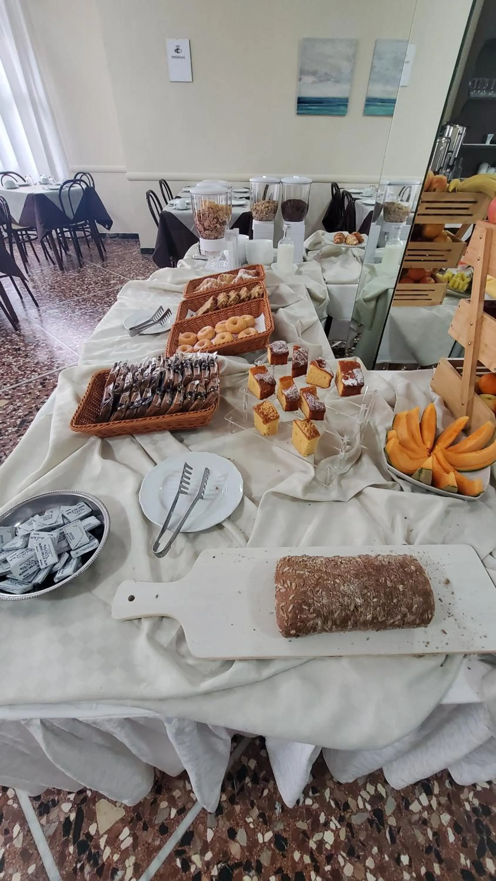 Buffet breakfast in Alevon Hotel