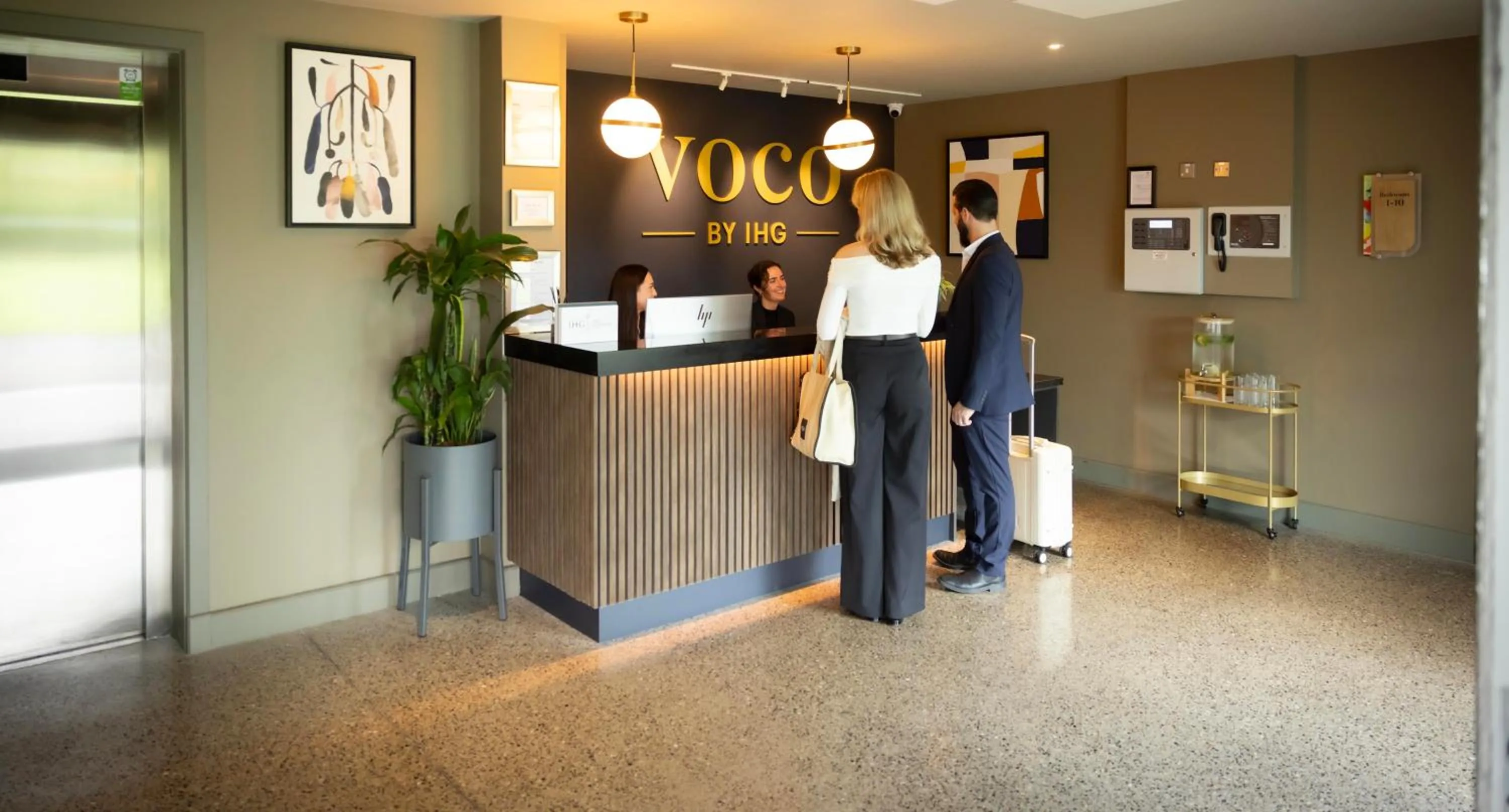 Lobby or reception in voco The Club - Dublin Gateway by IHG