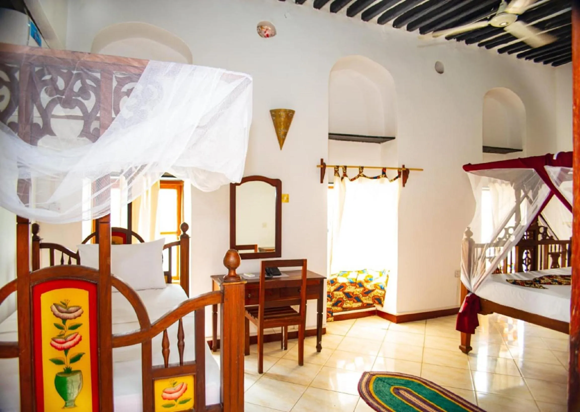 Bed in La Neisha Hotel Zanzibar