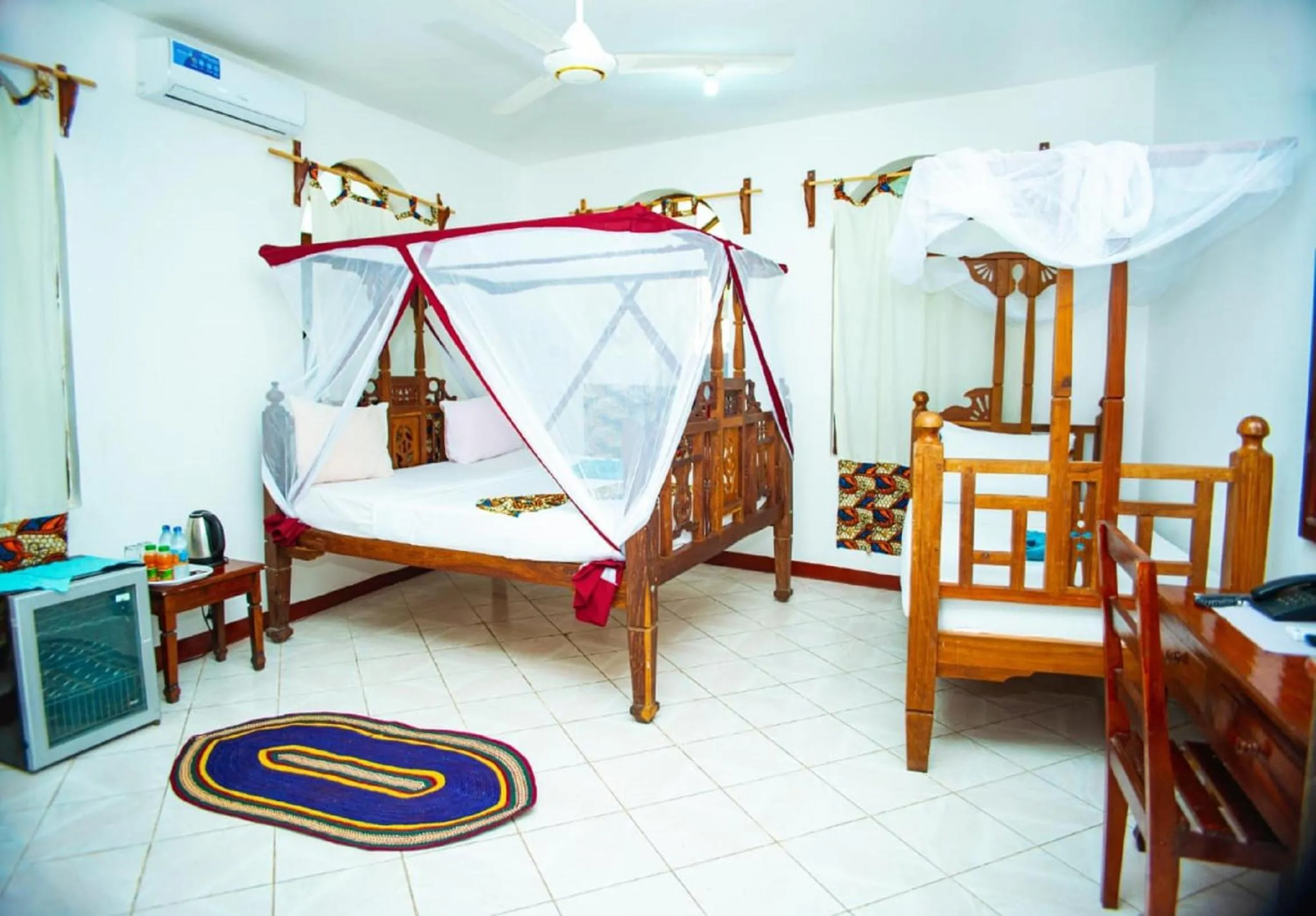 Bed in La Neisha Hotel Zanzibar