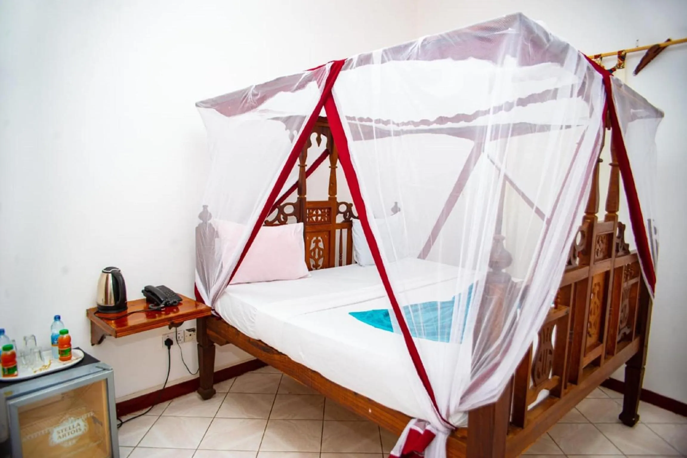 Bed in La Neisha Hotel Zanzibar