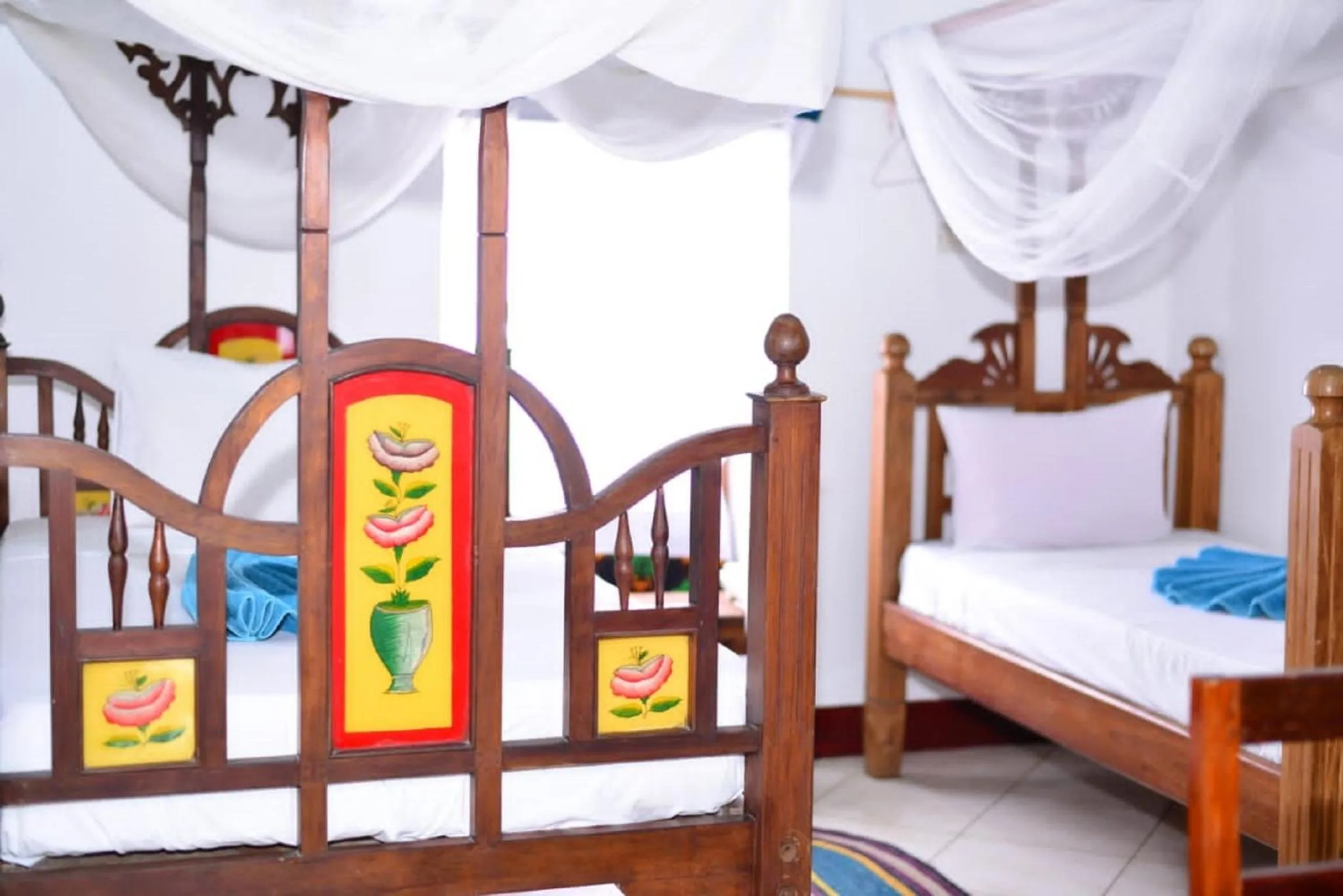 Bed in La Neisha Hotel Zanzibar