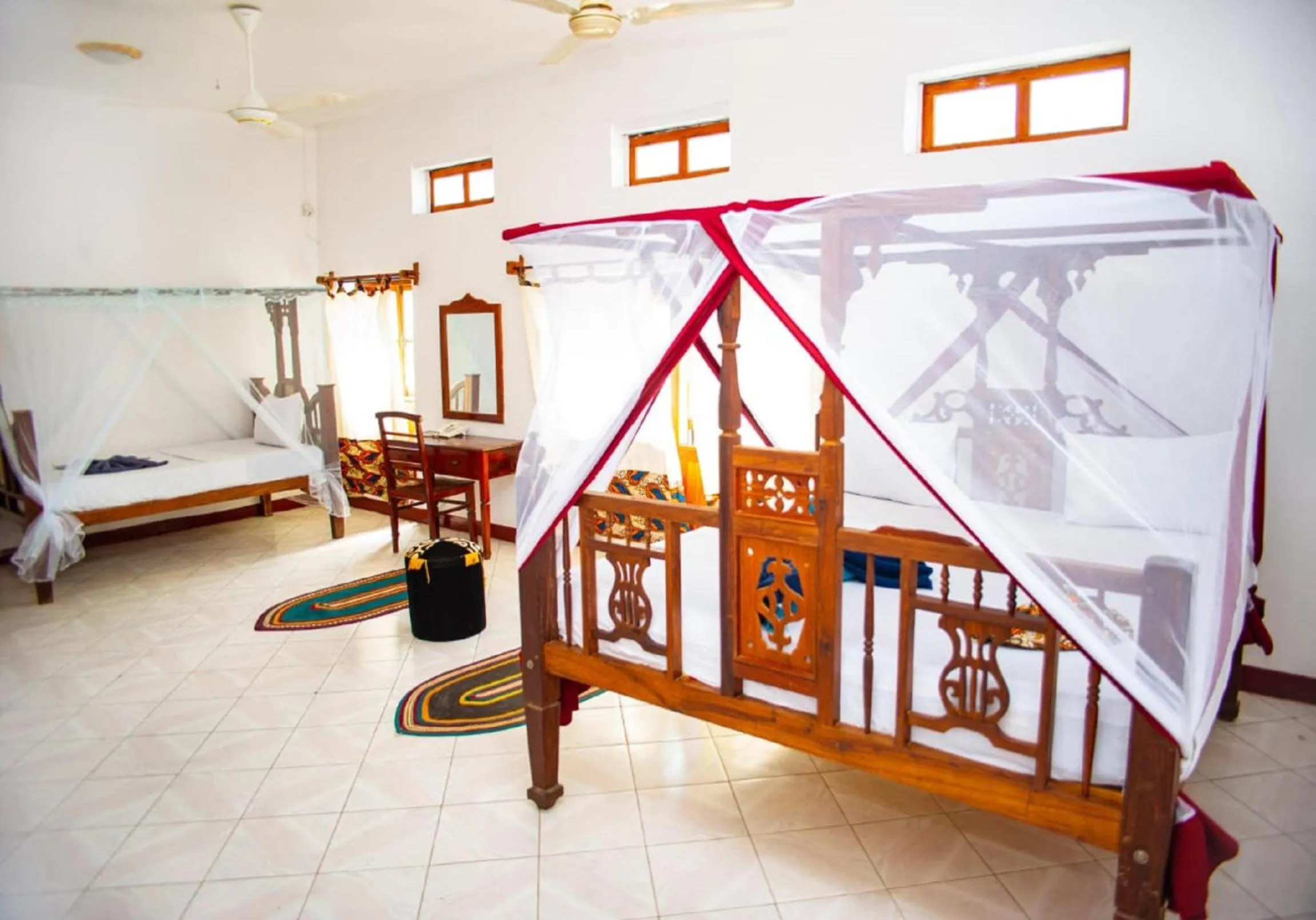 Bed in La Neisha Hotel Zanzibar