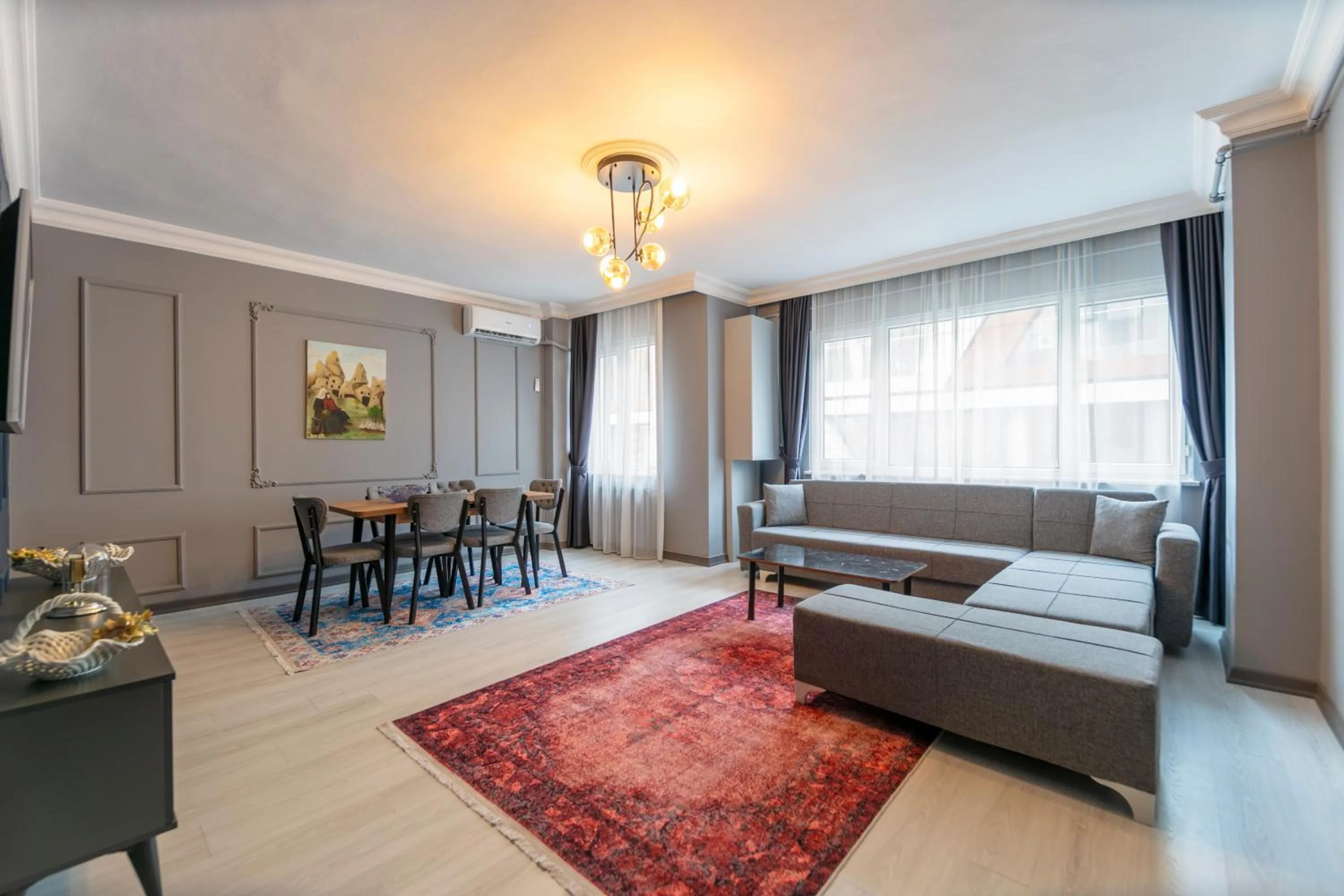 Living room in Hexa Suites Hotel