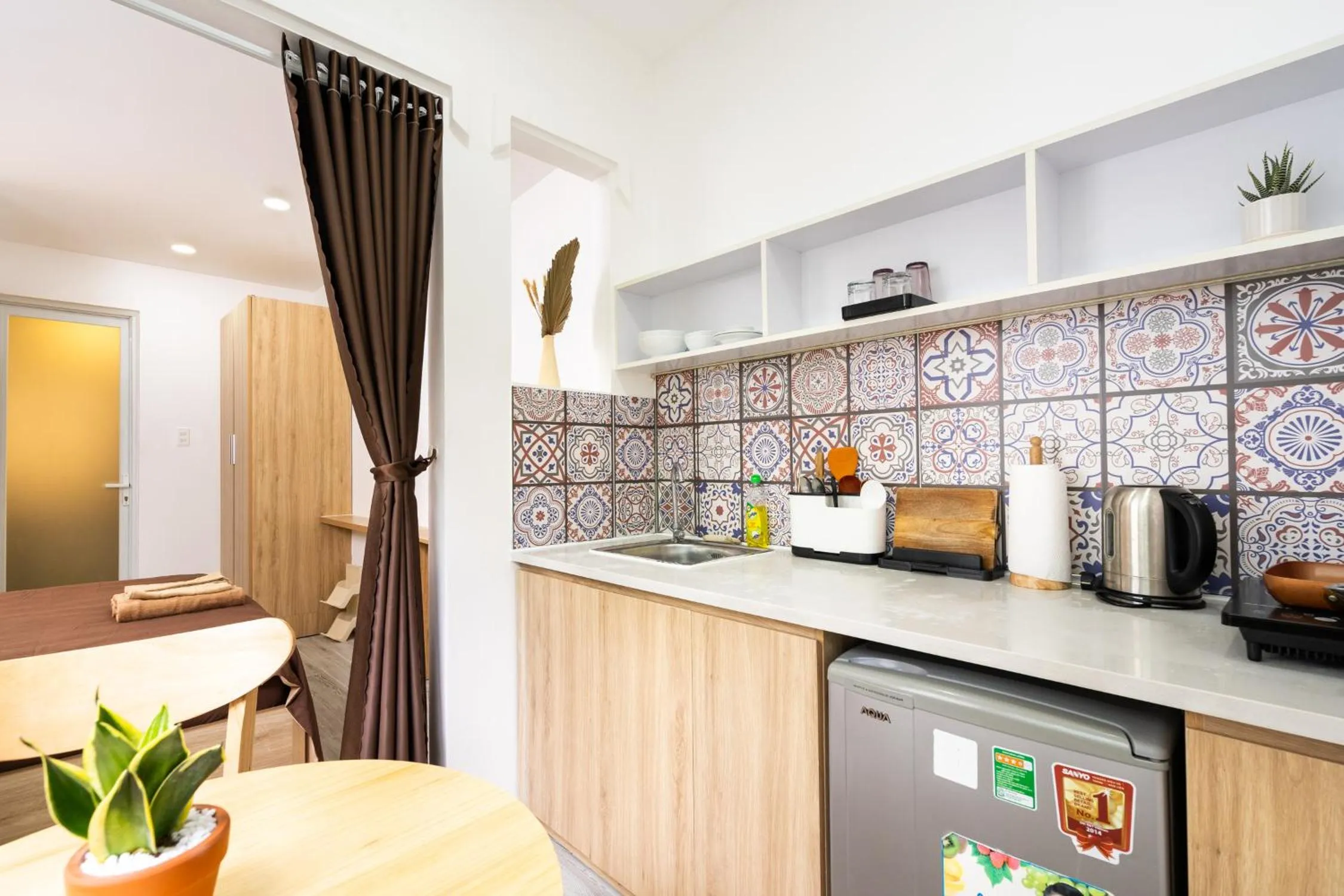 Kitchen or kitchenette in Ekomo Home 102 - Central Saigon